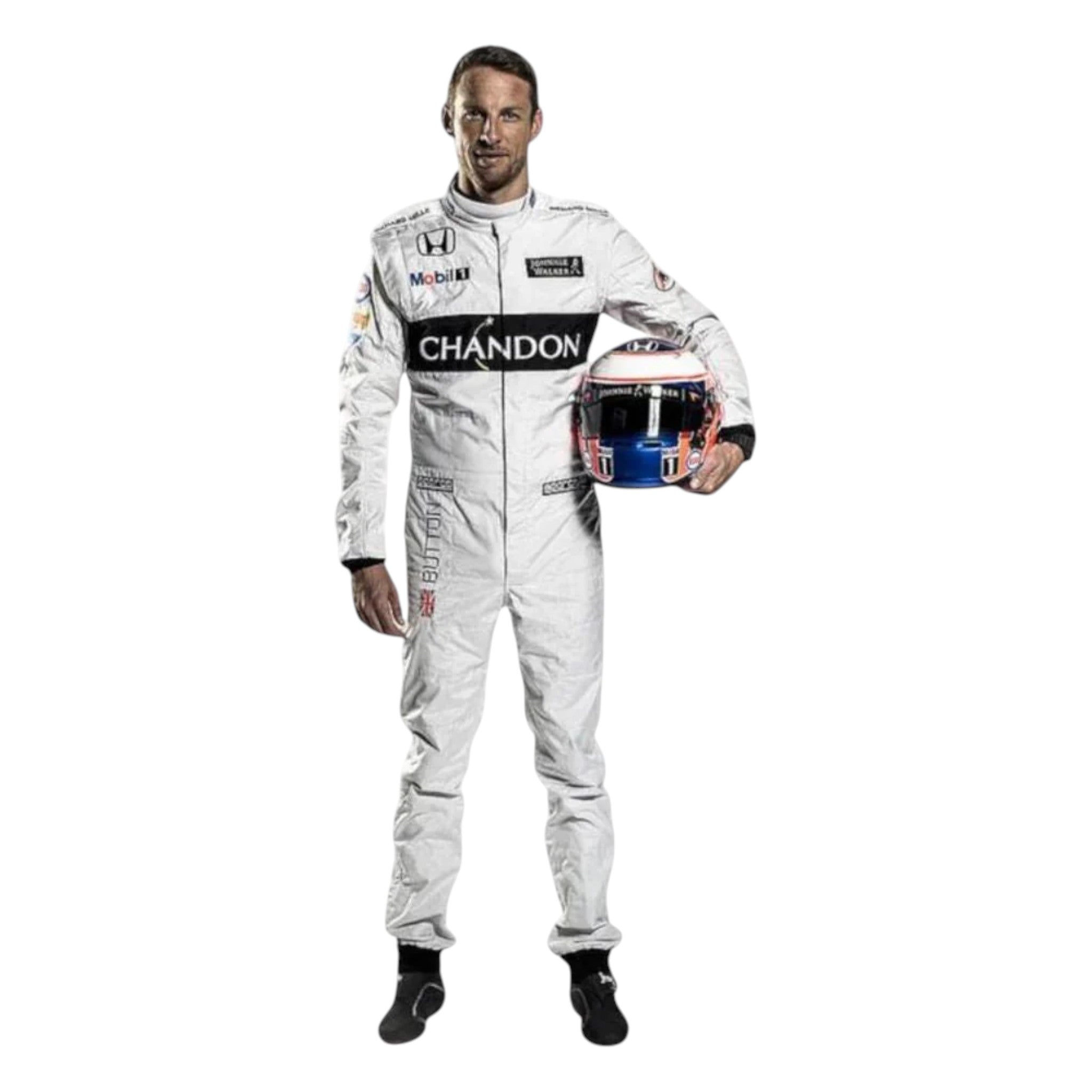 Jenson Button 2016 Mclaren F1 Race Suit detail view 3 - Grand Flex Racewear