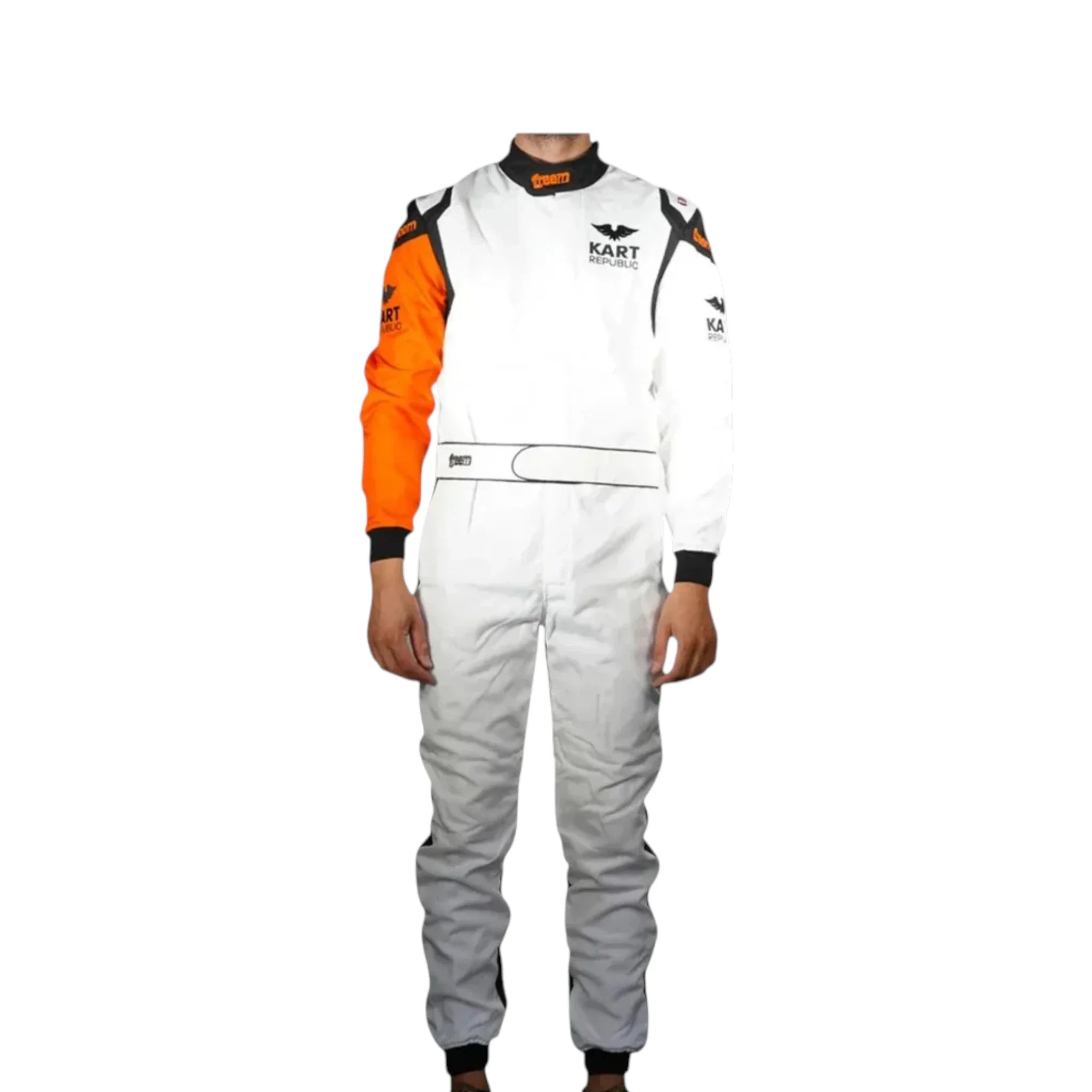 Kart Republic Minimalist Go Kart Racing Suit product view - Grand Flex Racewear