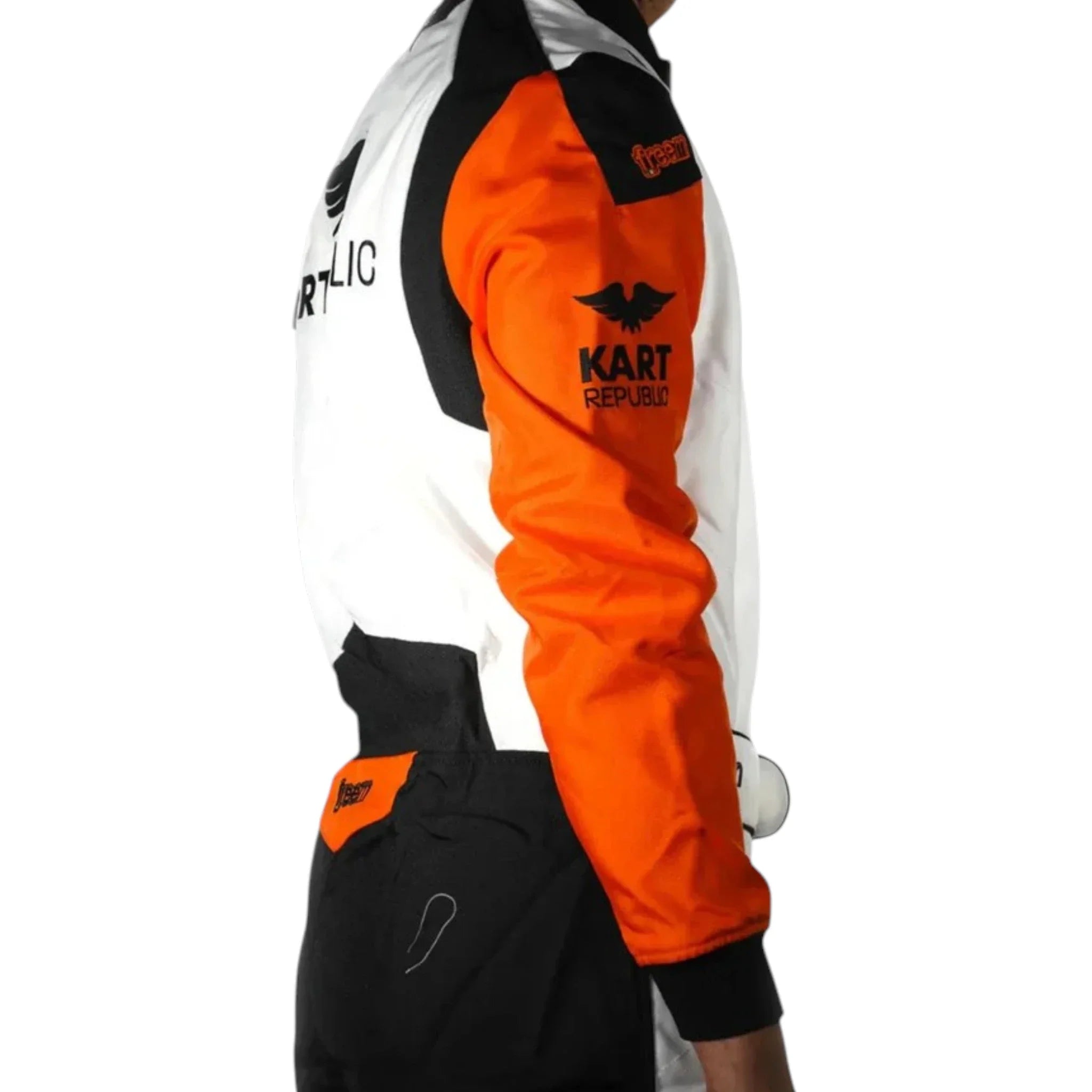 Kart Republic Minimalist Go Kart Racing Suit detail view 3 - Grand Flex Racewear