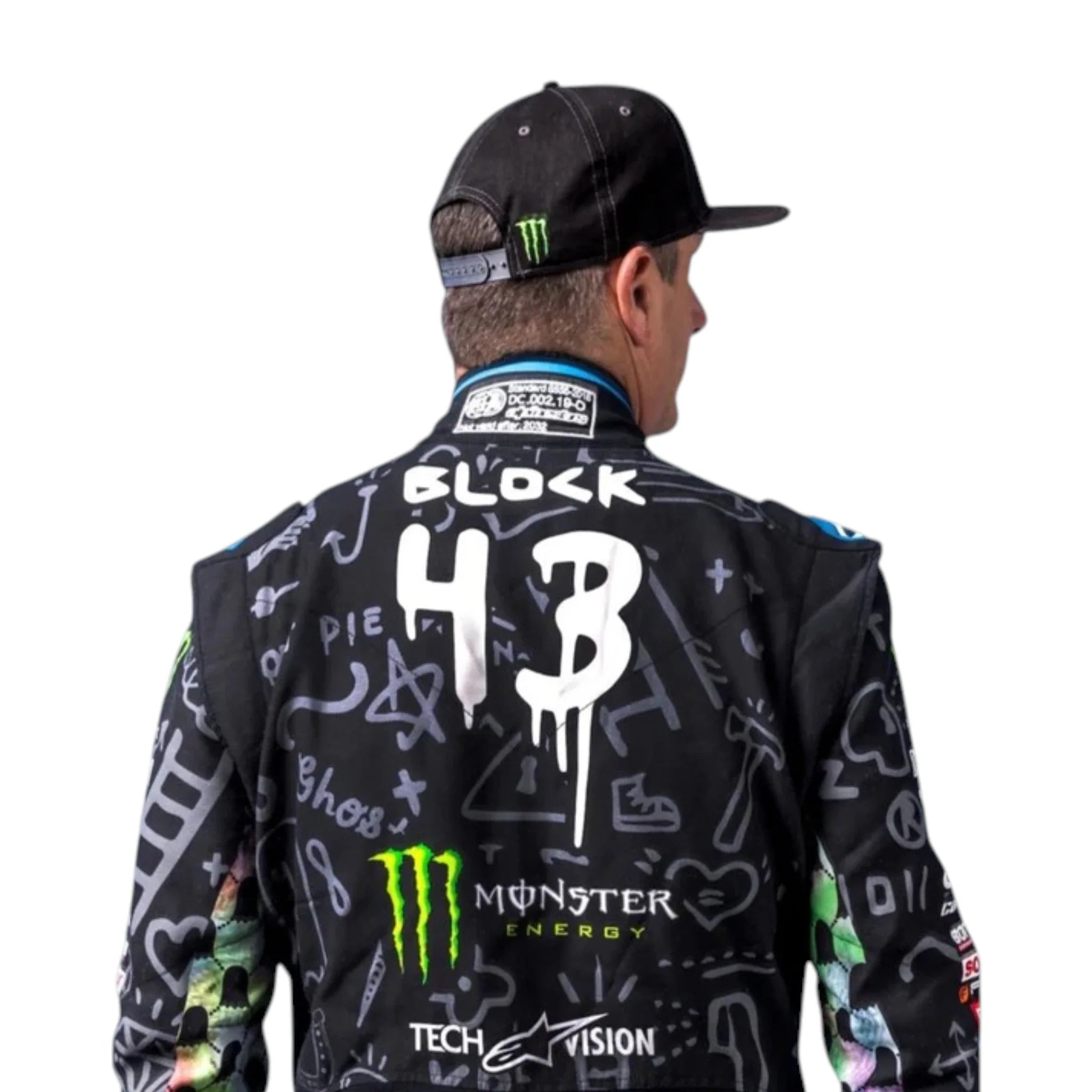 Ken Block 2022 Monster Go Kart Racing Suit detail view 3 - Grand Flex Racewear