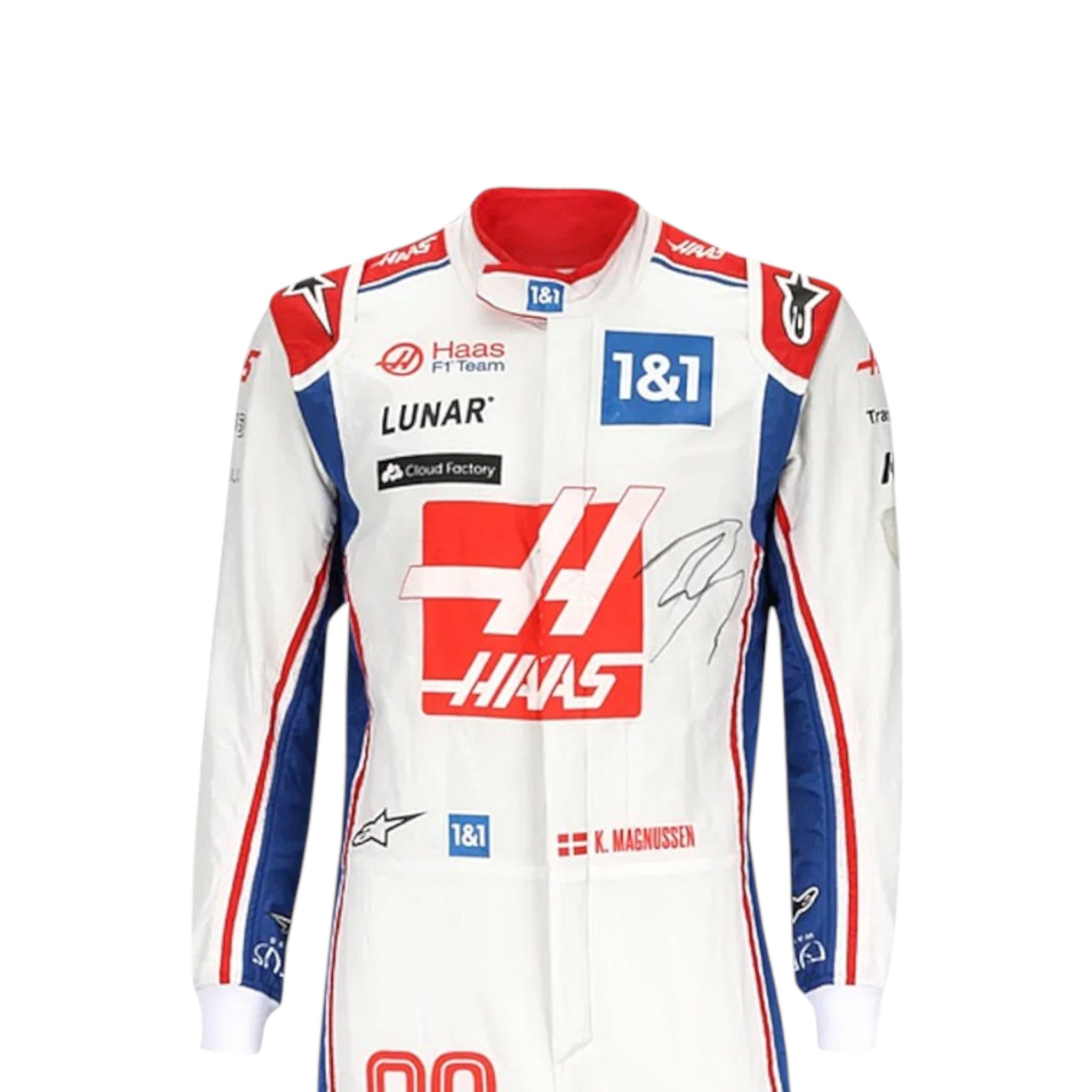 Kevin Magnussen 2022 Haas F1 Race Suit product view - Grand Flex Racewear