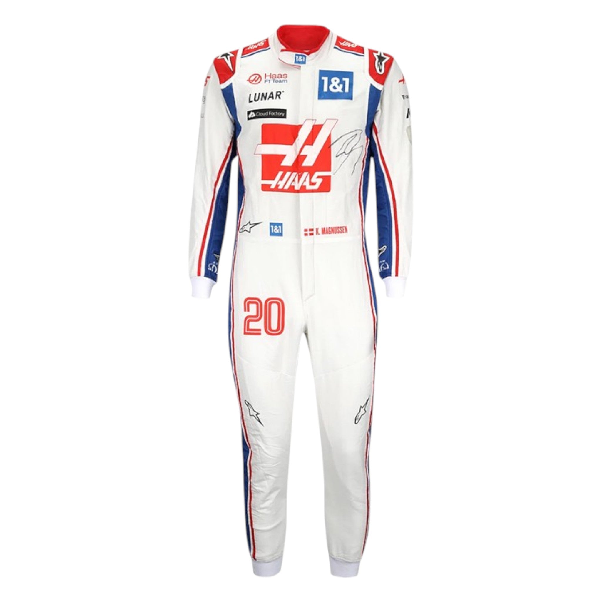 Kevin Magnussen 2022 Haas F1 Race Suit detail view 2 - Grand Flex Racewear