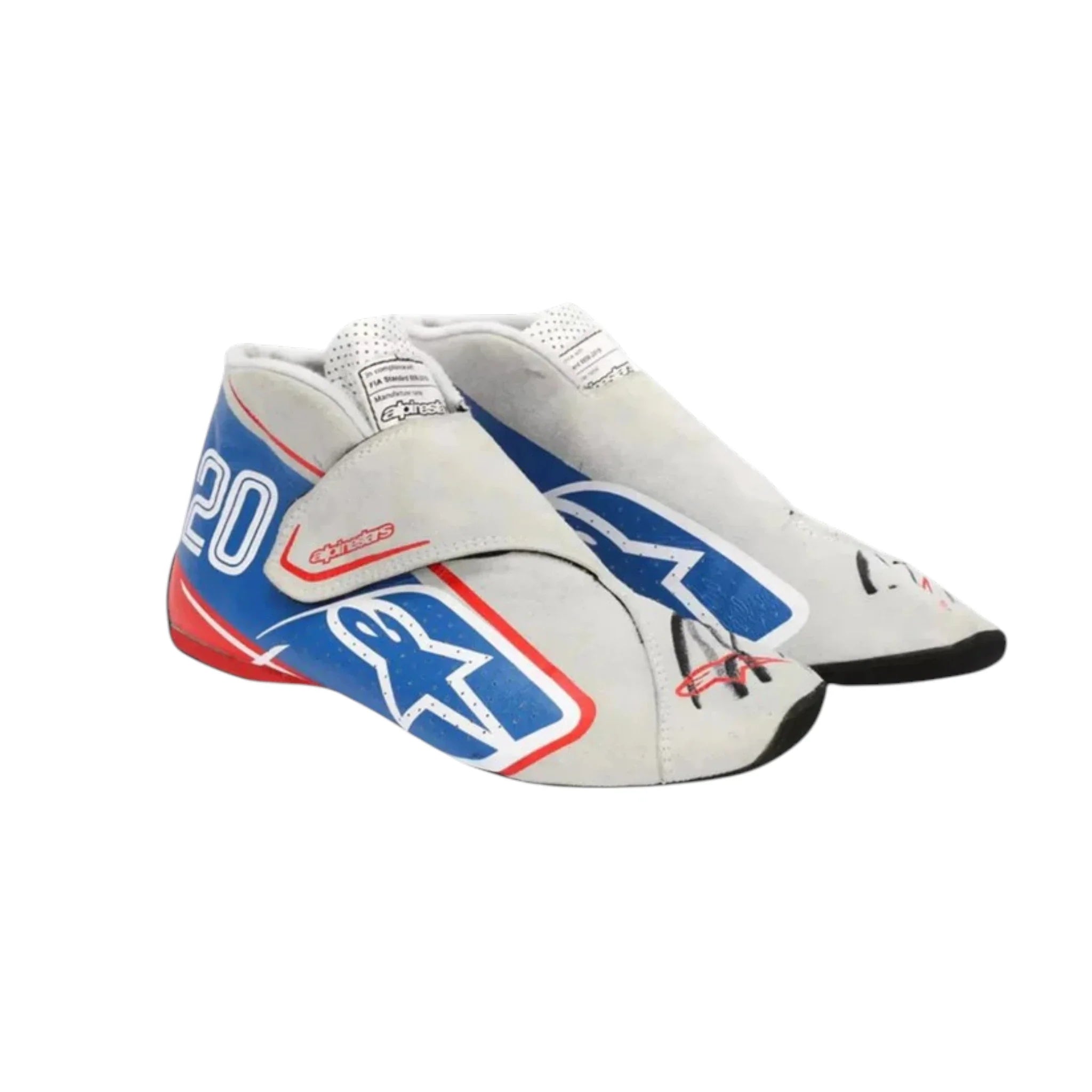 Kevin Magnussen 2022 Haas Italian GP Special Edition F1 Racing Shoes product view - Grand Flex Racewear