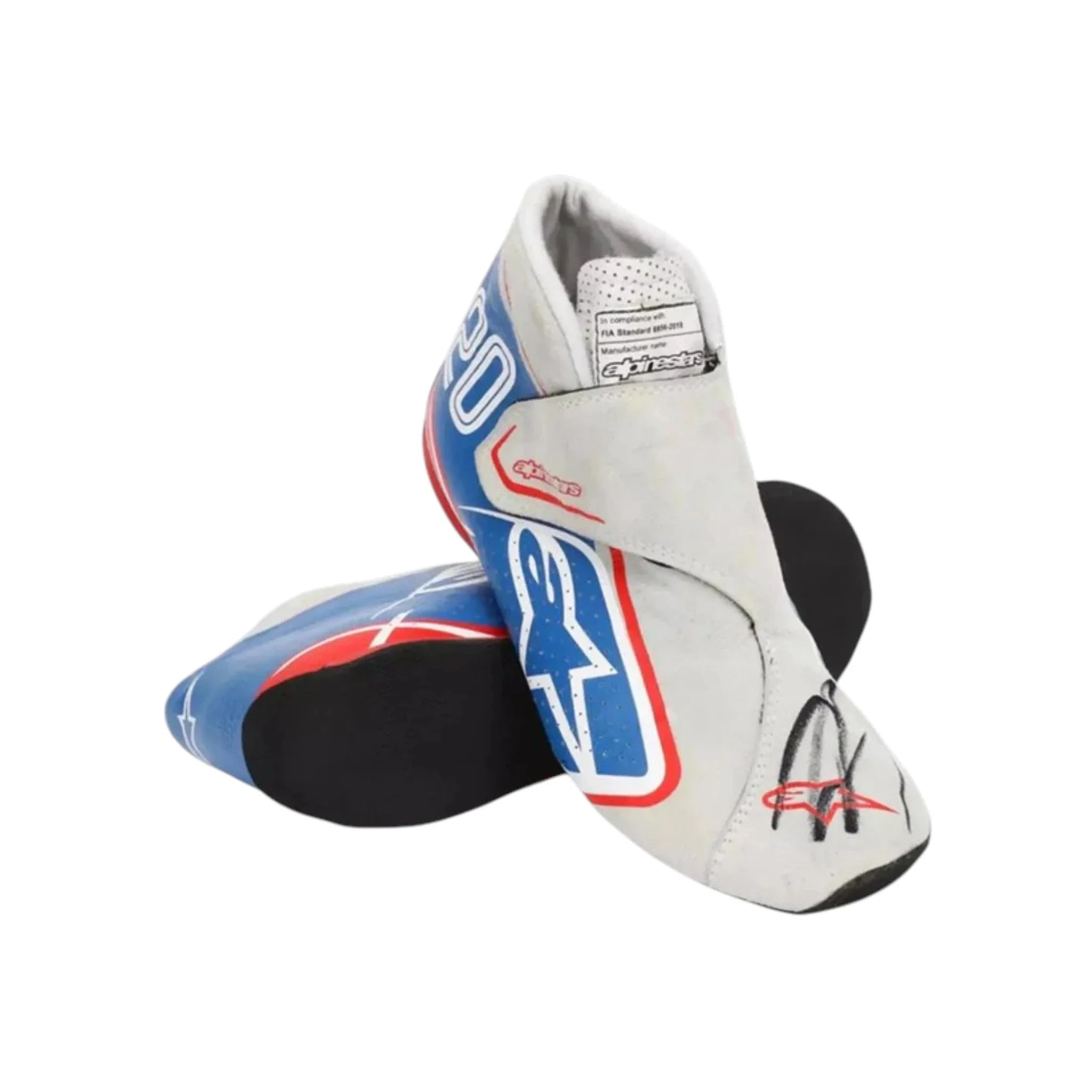 Kevin Magnussen 2022 Haas Italian GP Special Edition F1 Racing Shoes detail view 4 - Grand Flex Racewear