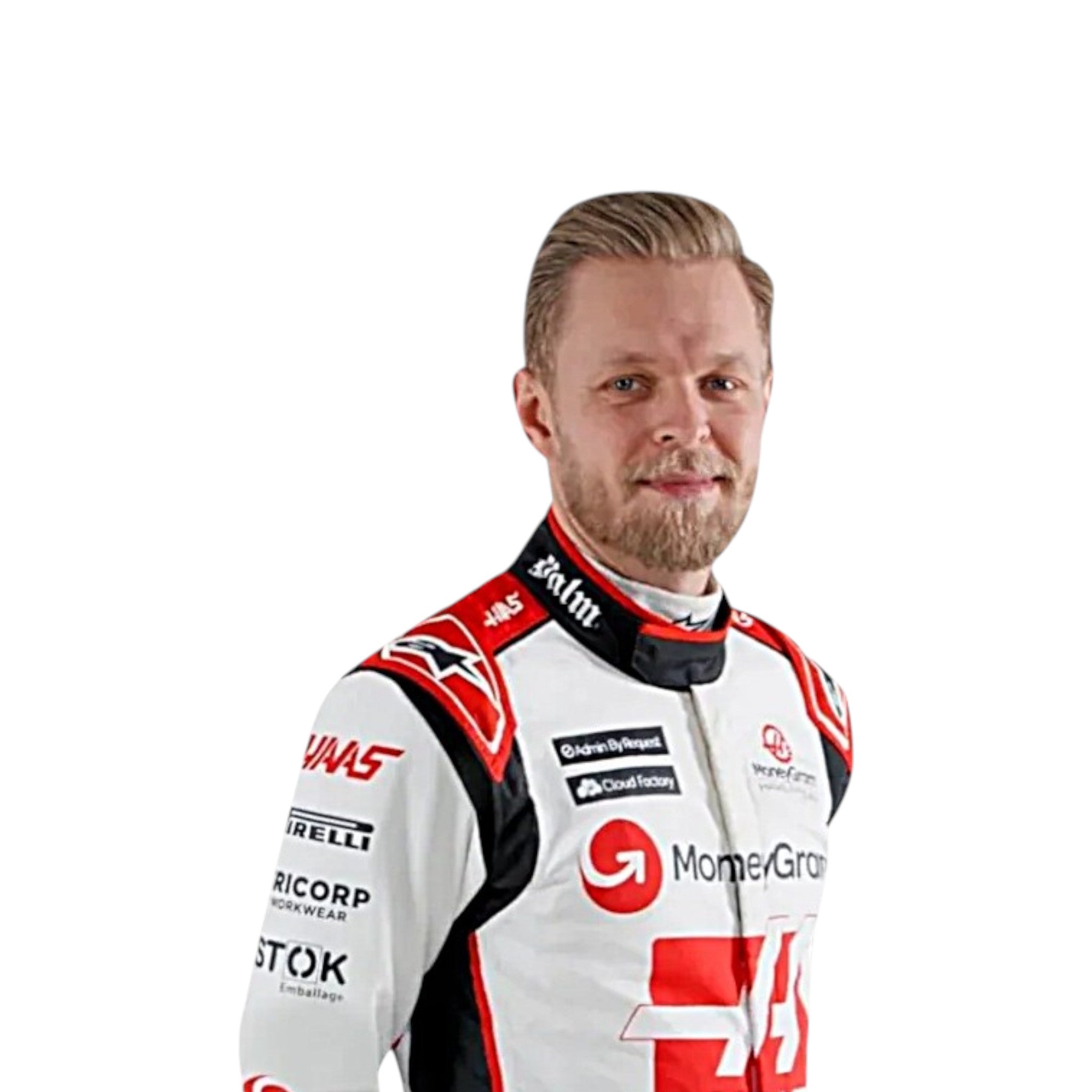 Kevin Magnussen 2023 Haas F1 Race Suit product view - Grand Flex Racewear