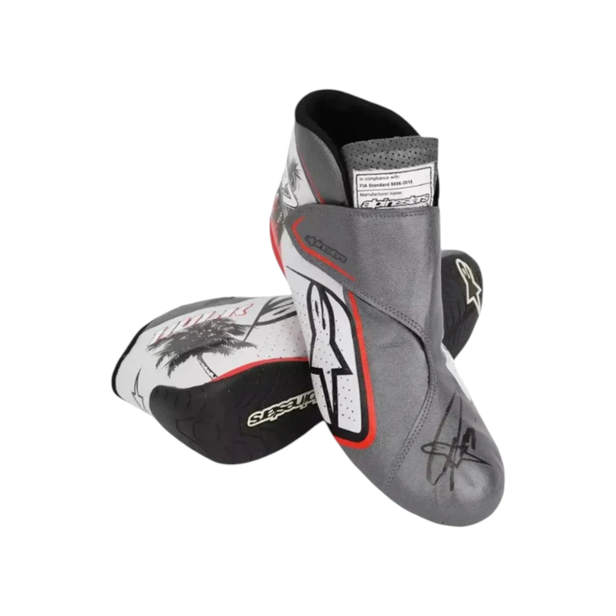 Kevin Magnussen 2023 Haas Miami GP F1 Racing Shoes detail view 3 - Grand Flex Racewear