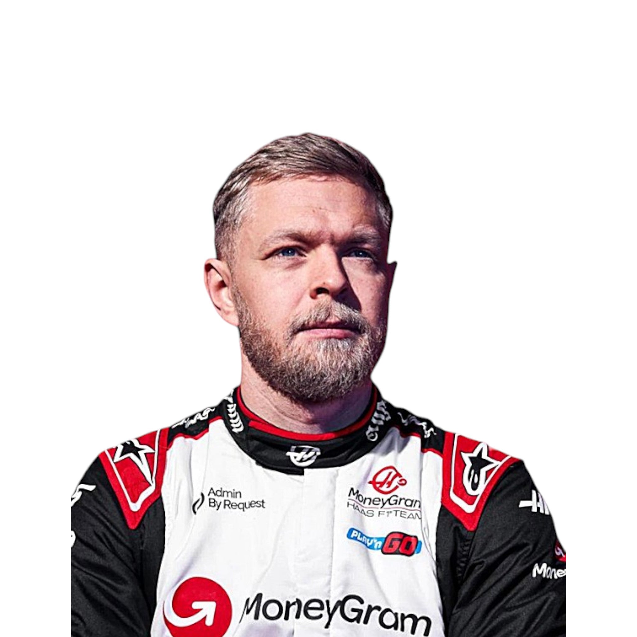 Kevin Magnussen 2024 Haas F1 Race Suit detail view 2 - Grand Flex Racewear