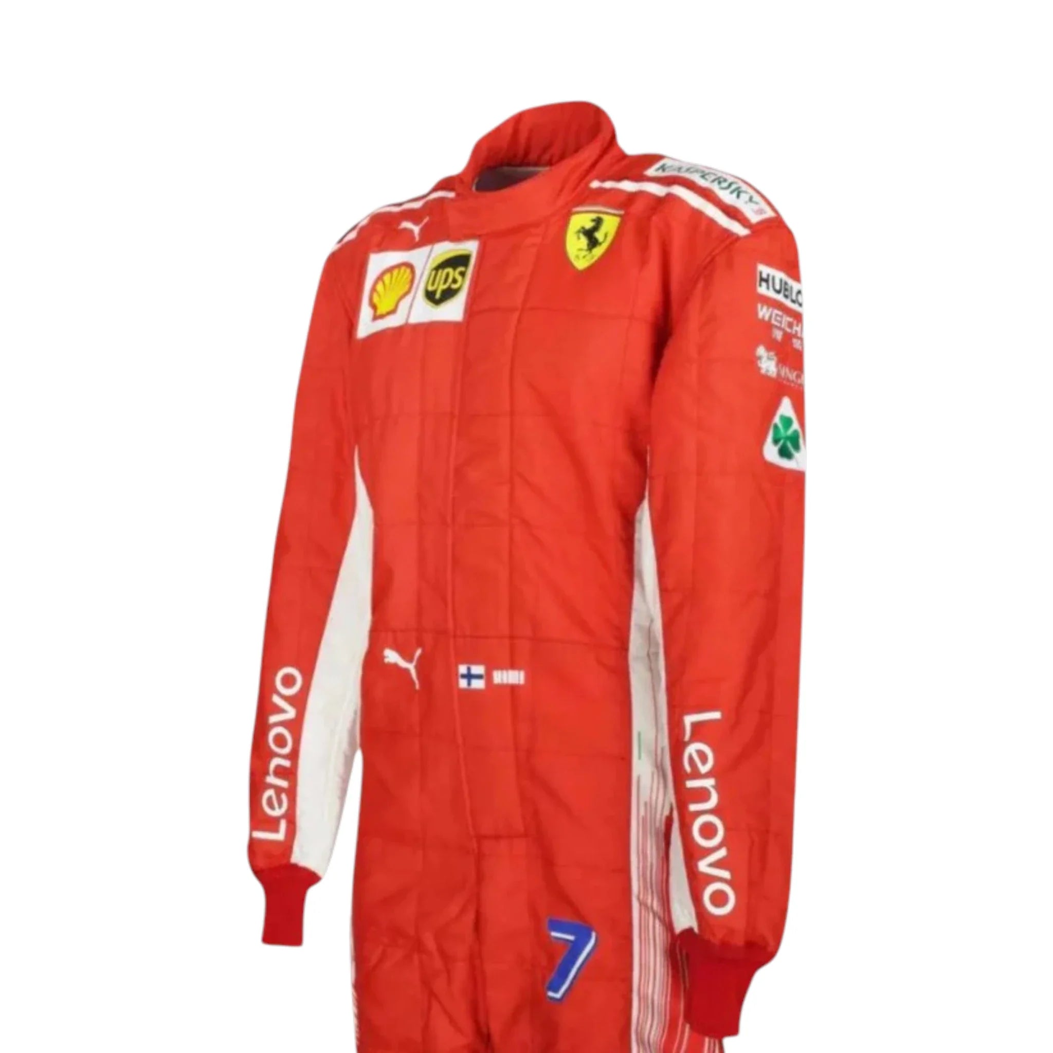 Kimi Räikkönen 2018 Ferrari F1 Racing Suit detail view 4 - Grand Flex Racewear