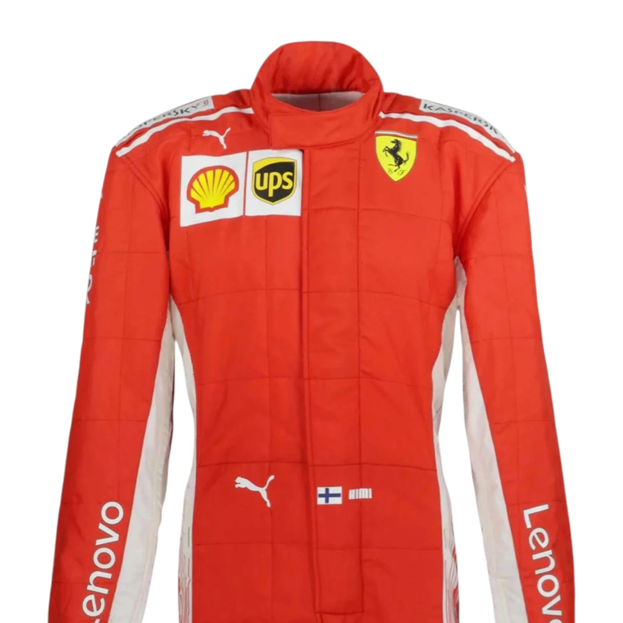 Kimi Räikkönen 2018 Ferrari F1 Racing Suit detail view 5 - Grand Flex Racewear