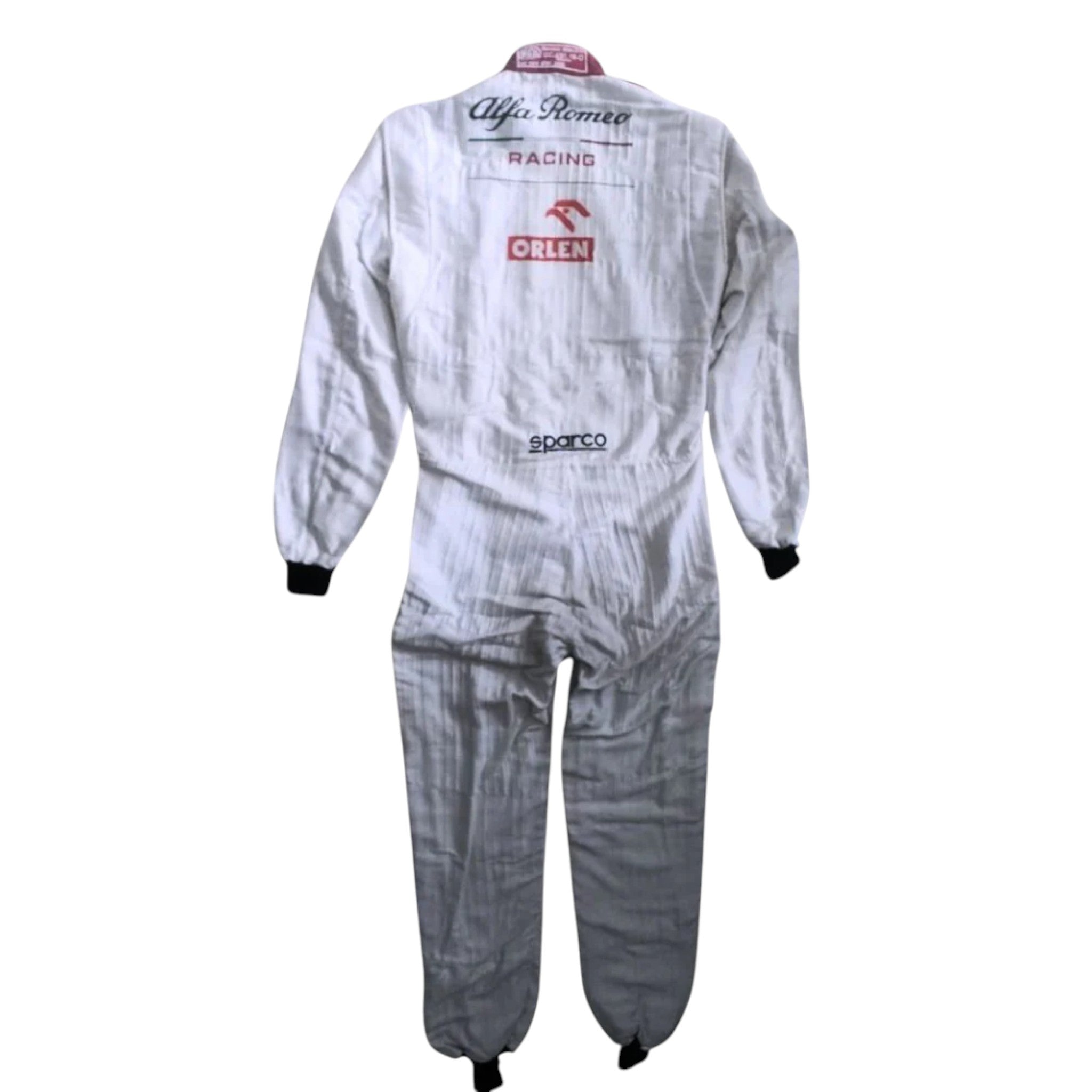 Kimi Räikkönen 2020 Alfa Romeo F1 Race Suit detail view 4 - Grand Flex Racewear