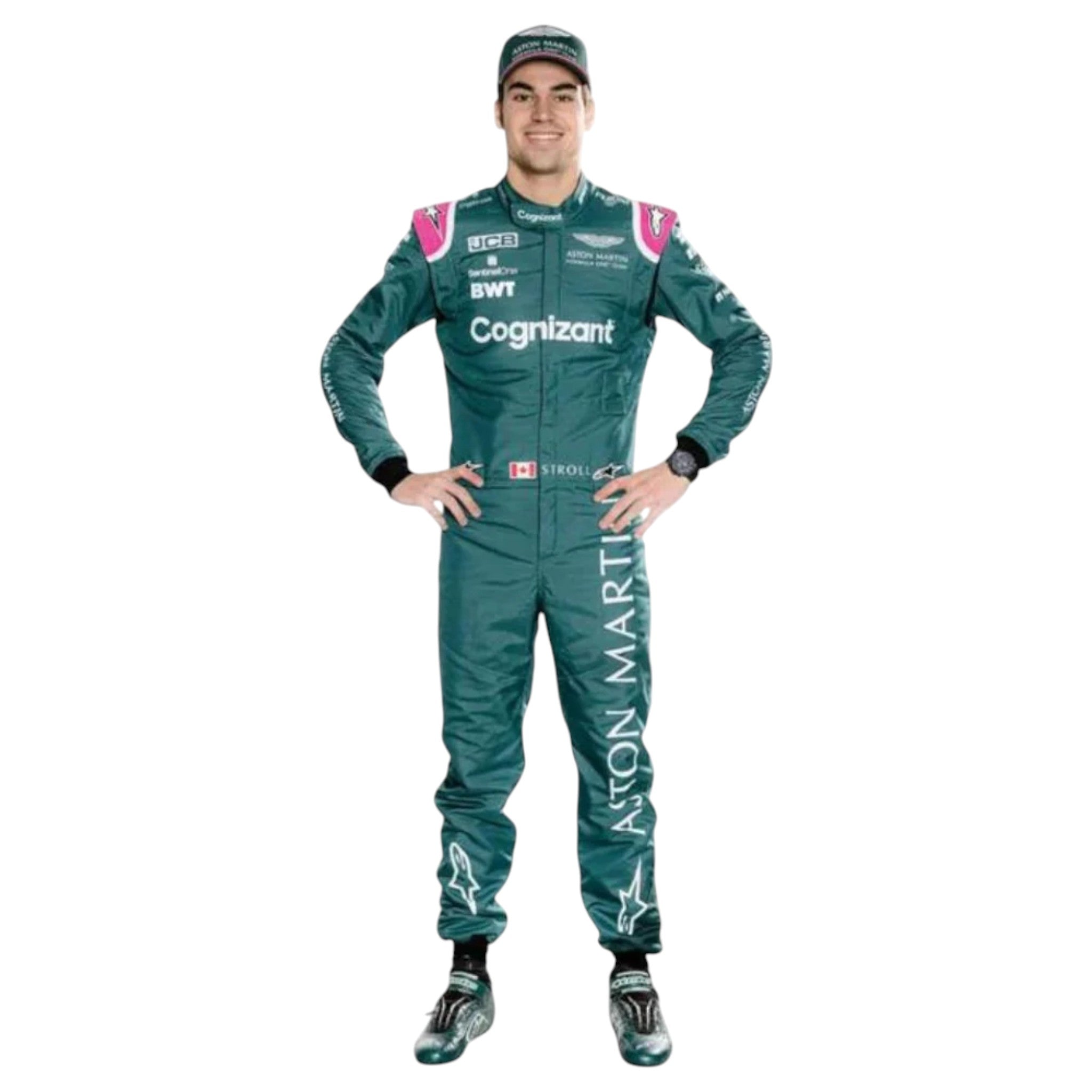 Lance Stroll 2021 Aston Martin F1 Race Suit product view - Grand Flex Racewear