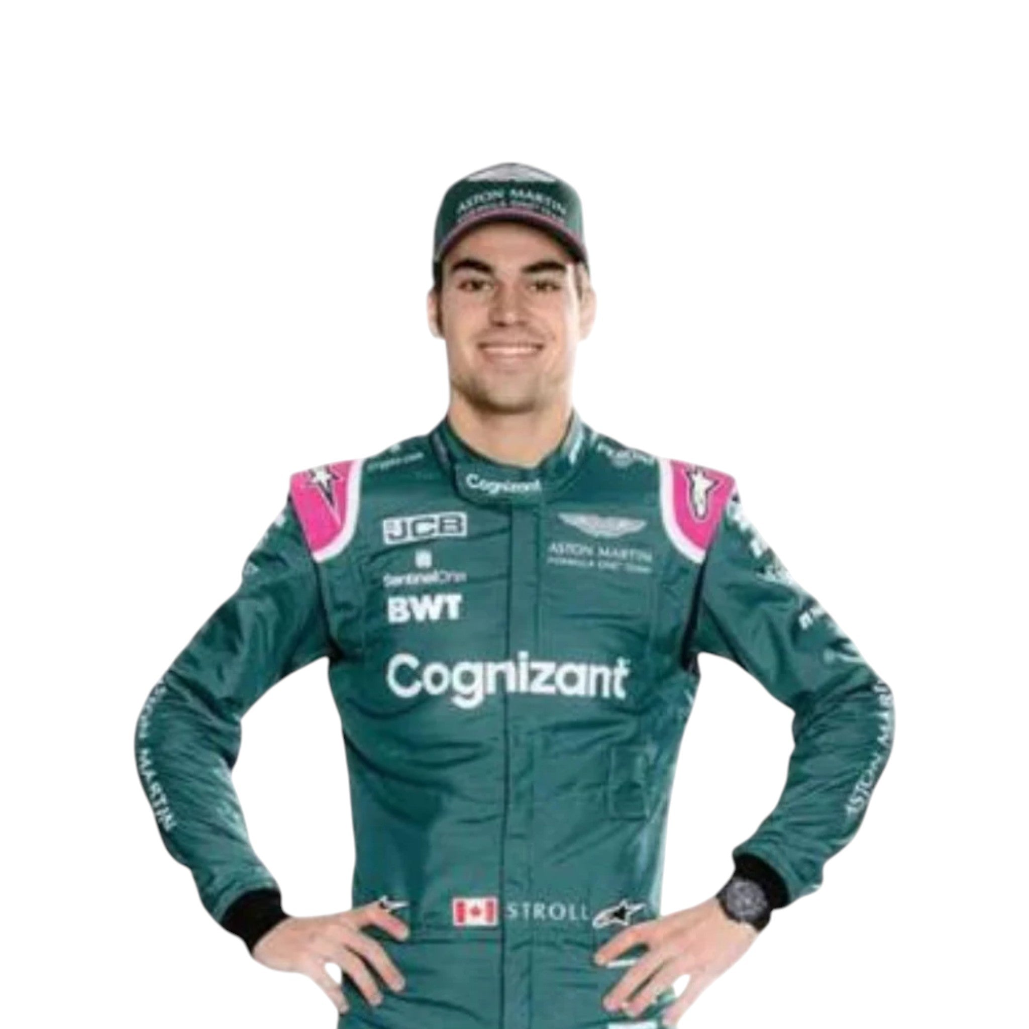 Lance Stroll 2021 Aston Martin F1 Race Suit detail view 2 - Grand Flex Racewear