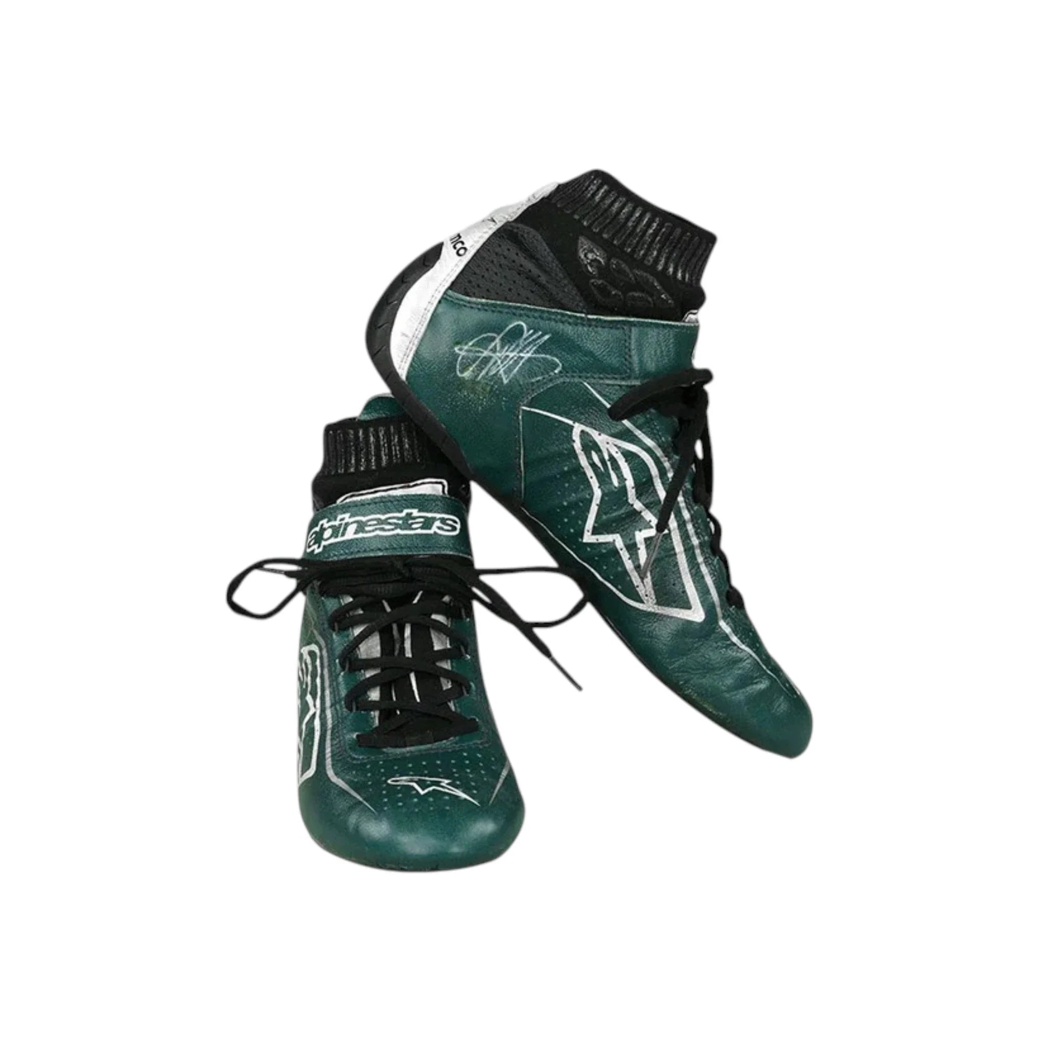 Lance Stroll 2021 Aston Martin F1 Racing Shoes detail view 2 - Grand Flex Racewear