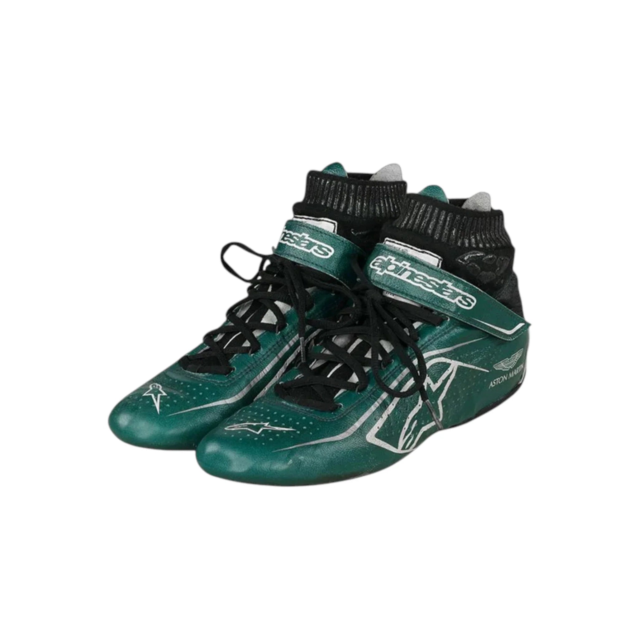 Lance Stroll 2021 Aston Martin F1 Racing Shoes detail view 3 - Grand Flex Racewear