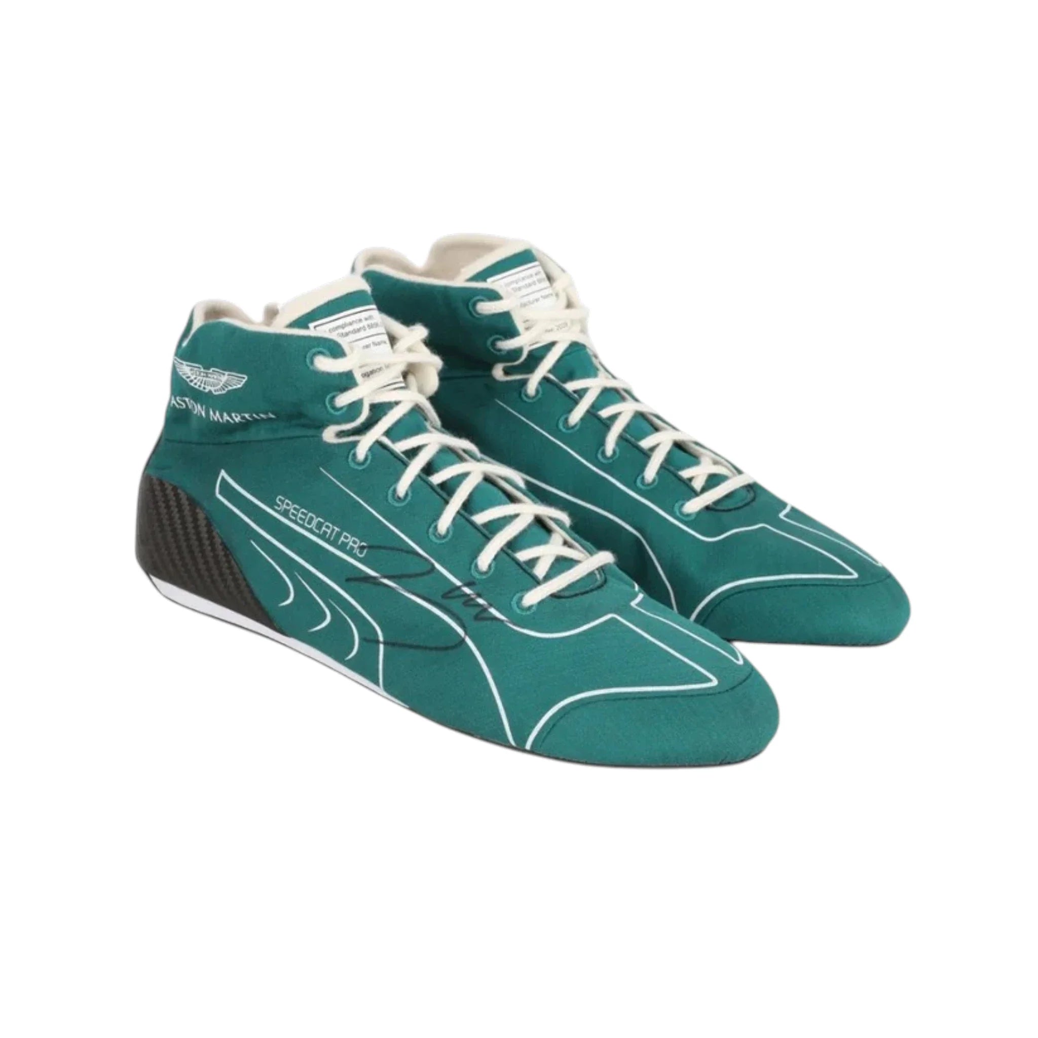 Lance Stroll 2022 Aston Martin Dutch GP F1 Racing Shoes product view - Grand Flex Racewear