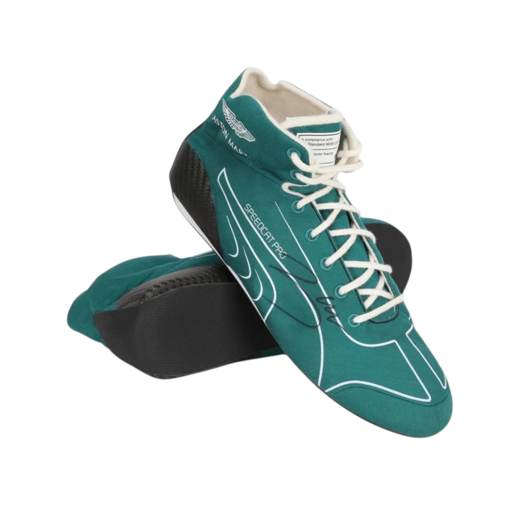 Lance Stroll 2022 Aston Martin Dutch GP F1 Racing Shoes detail view 2 - Grand Flex Racewear