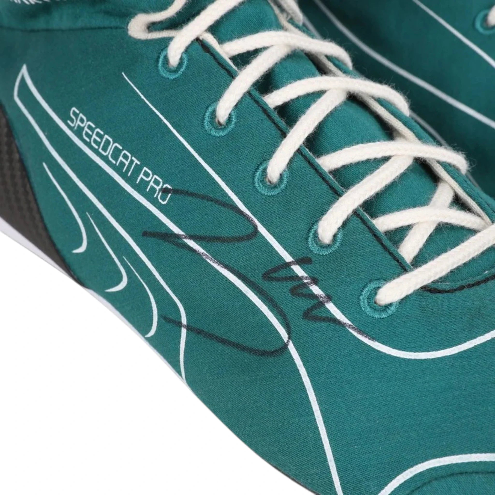 Lance Stroll 2022 Aston Martin Dutch GP F1 Racing Shoes detail view 3 - Grand Flex Racewear
