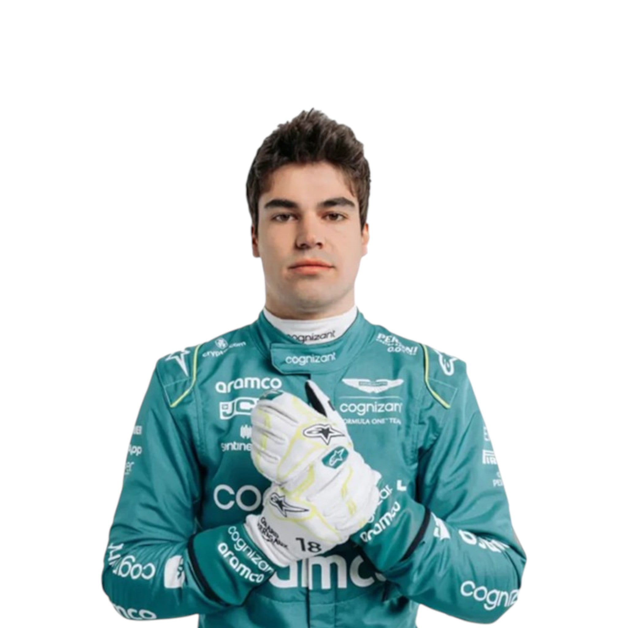 Lance Stroll 2023 Aston Martin F1 Race Suit product view - Grand Flex Racewear