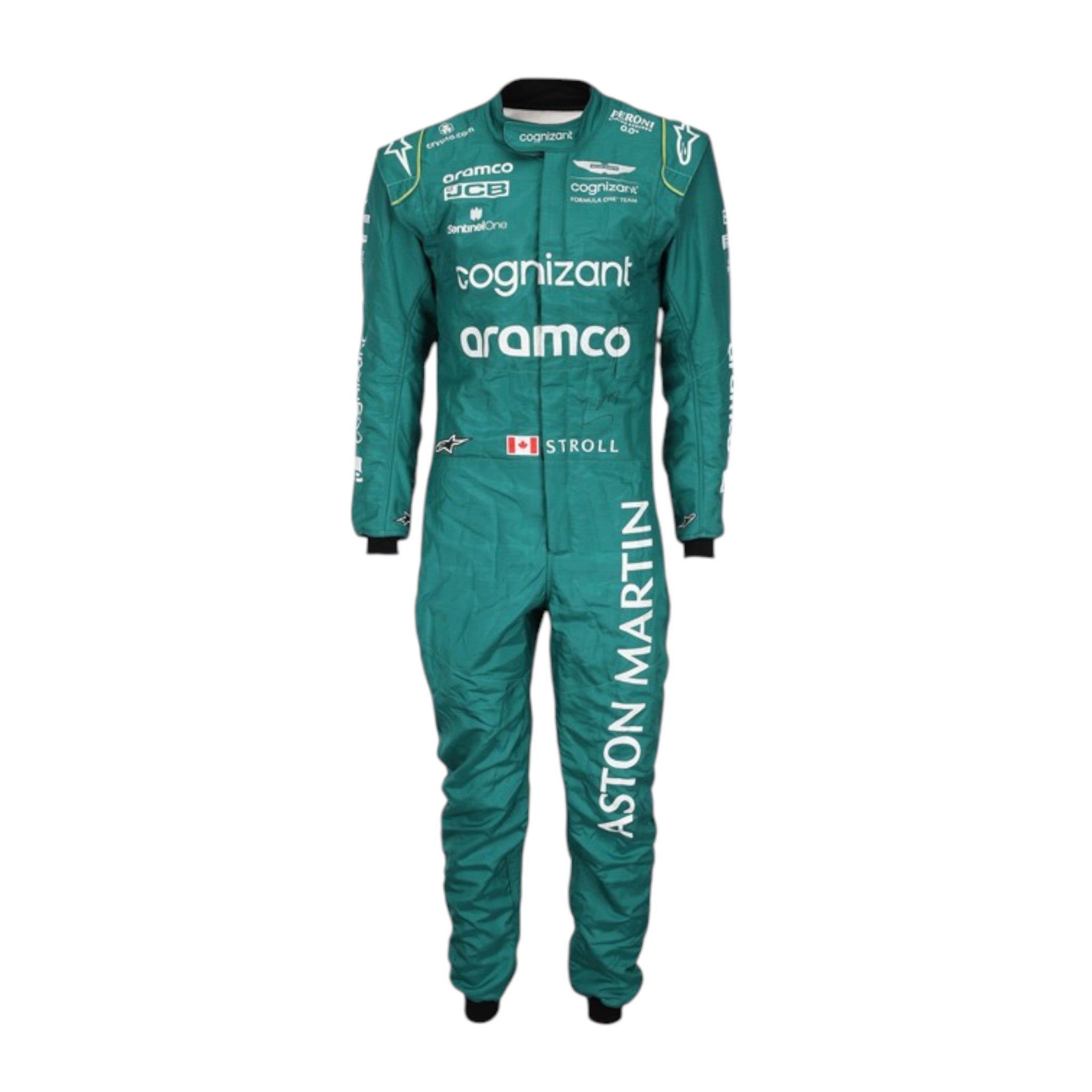 Lance Stroll 2023 Aston Martin F1 Race Suit detail view 2 - Grand Flex Racewear