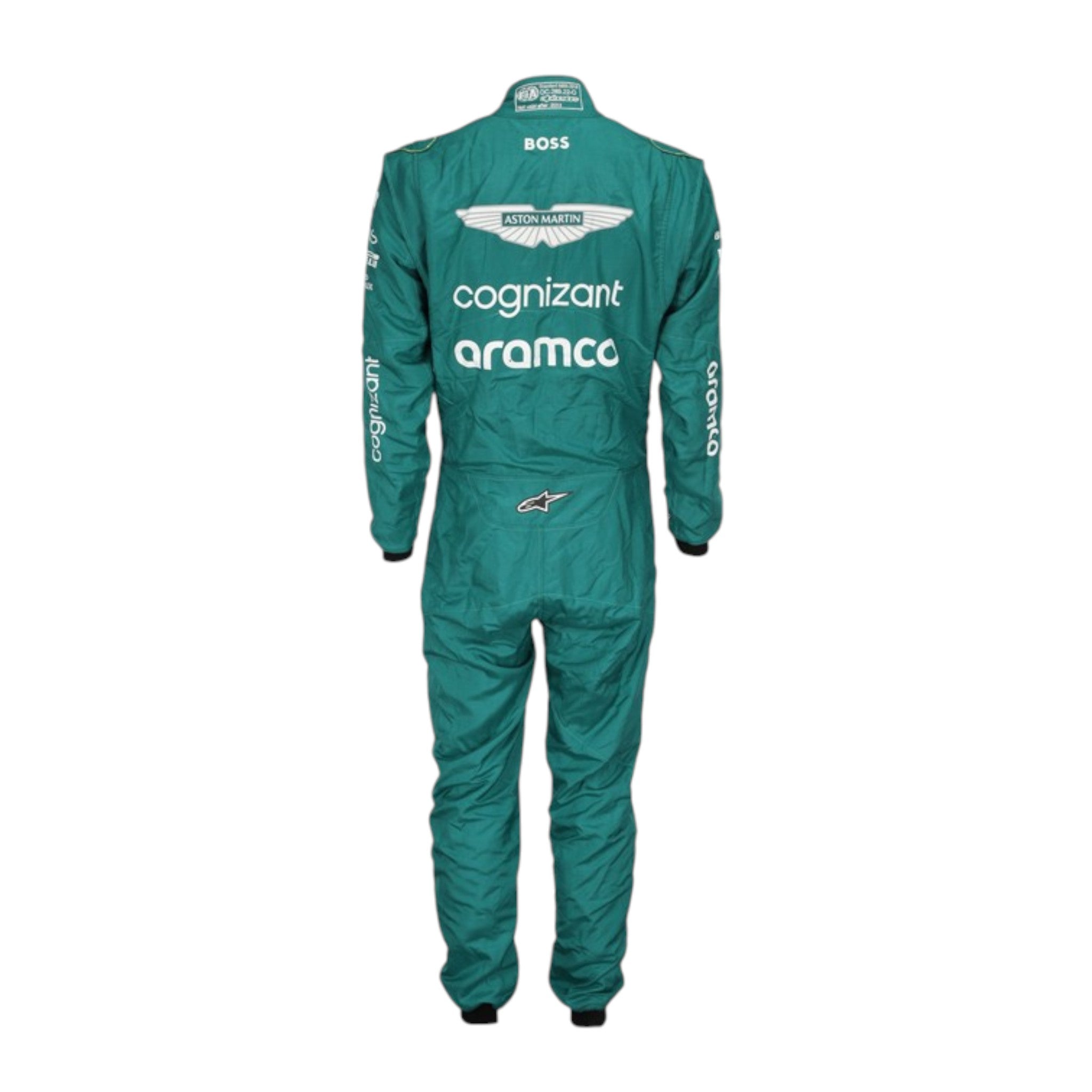 Lance Stroll 2023 Aston Martin F1 Race Suit detail view 3 - Grand Flex Racewear