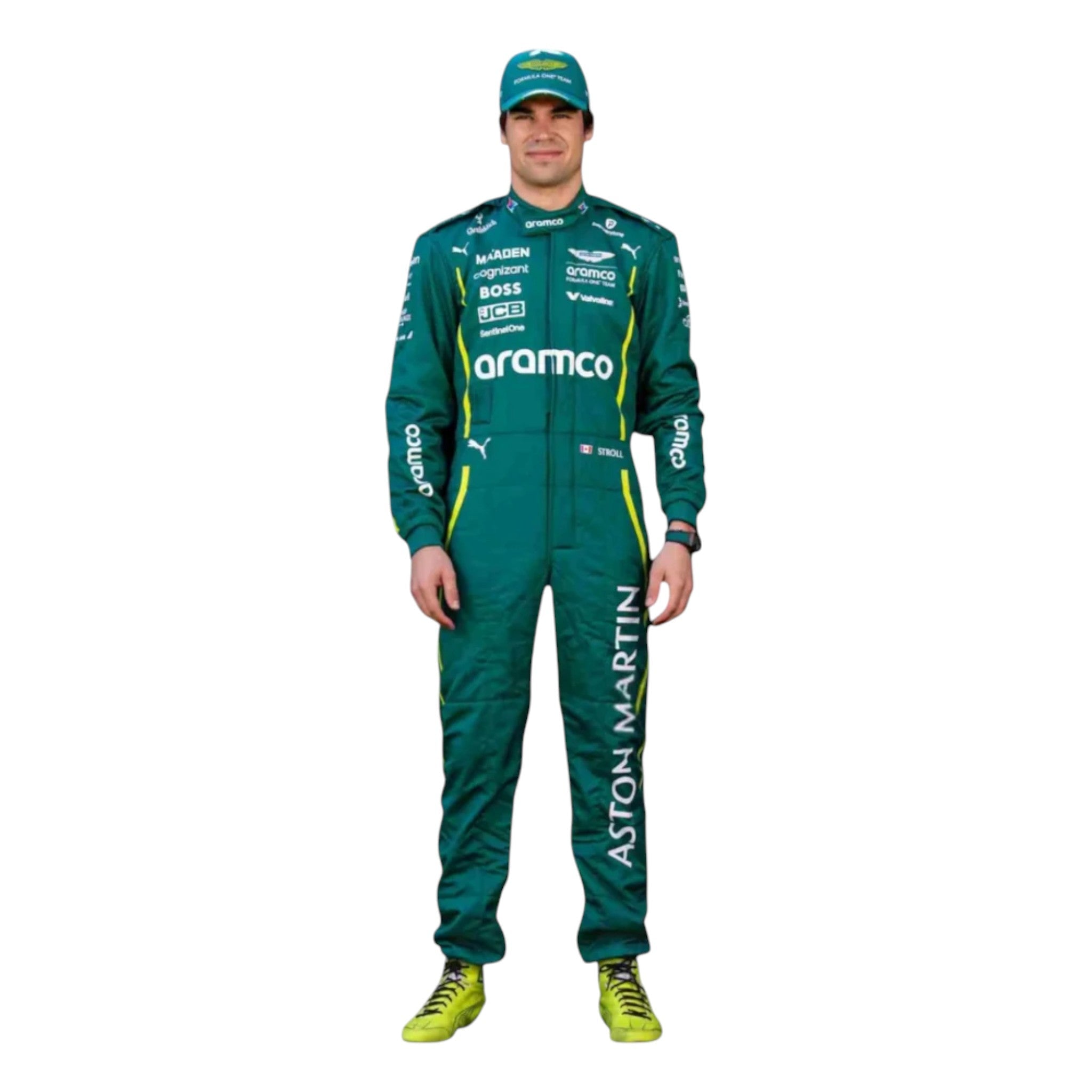 Lance Stroll 2025 Aston Martin F1 Race Suit detail view 6 - Grand Flex Racewear