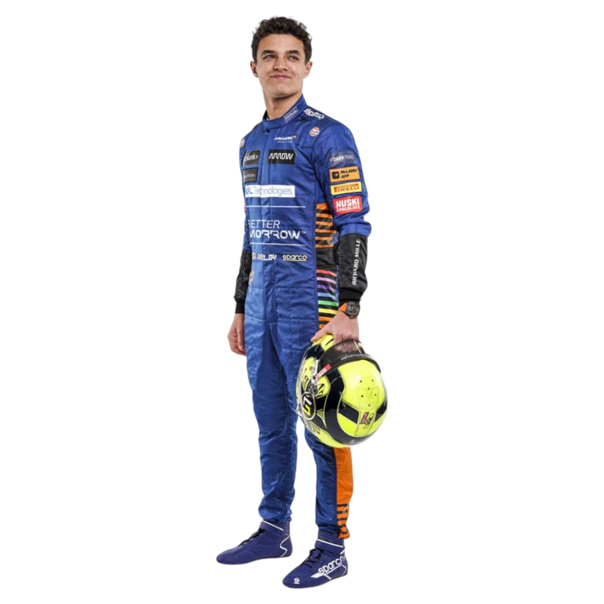 Lando Norris 2021 Mclaren F1 Race Suit detail view 2 - Grand Flex Racewear