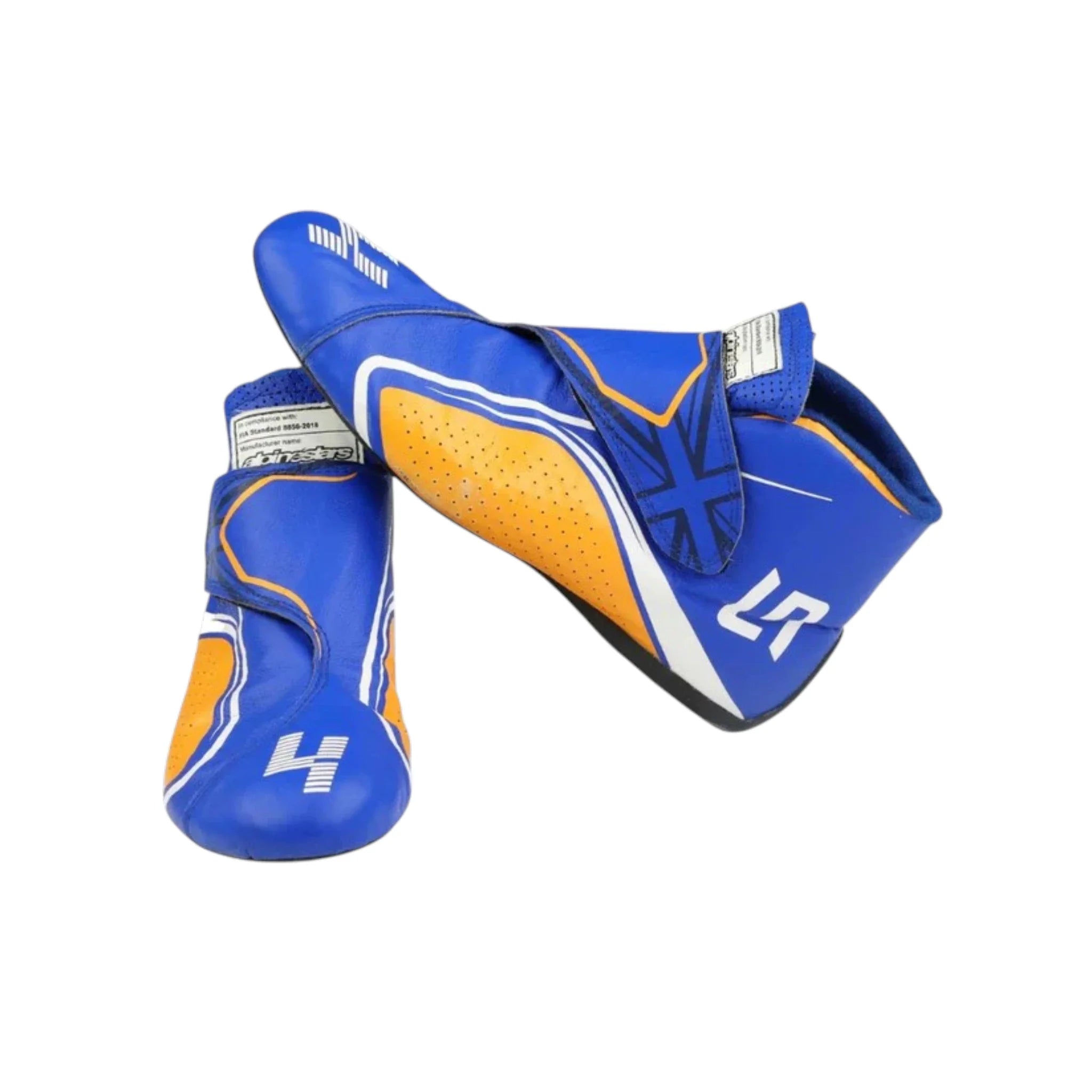 Lando Norris 2021 Mclaren F1 Racing Shoes detail view 2 - Grand Flex Racewear