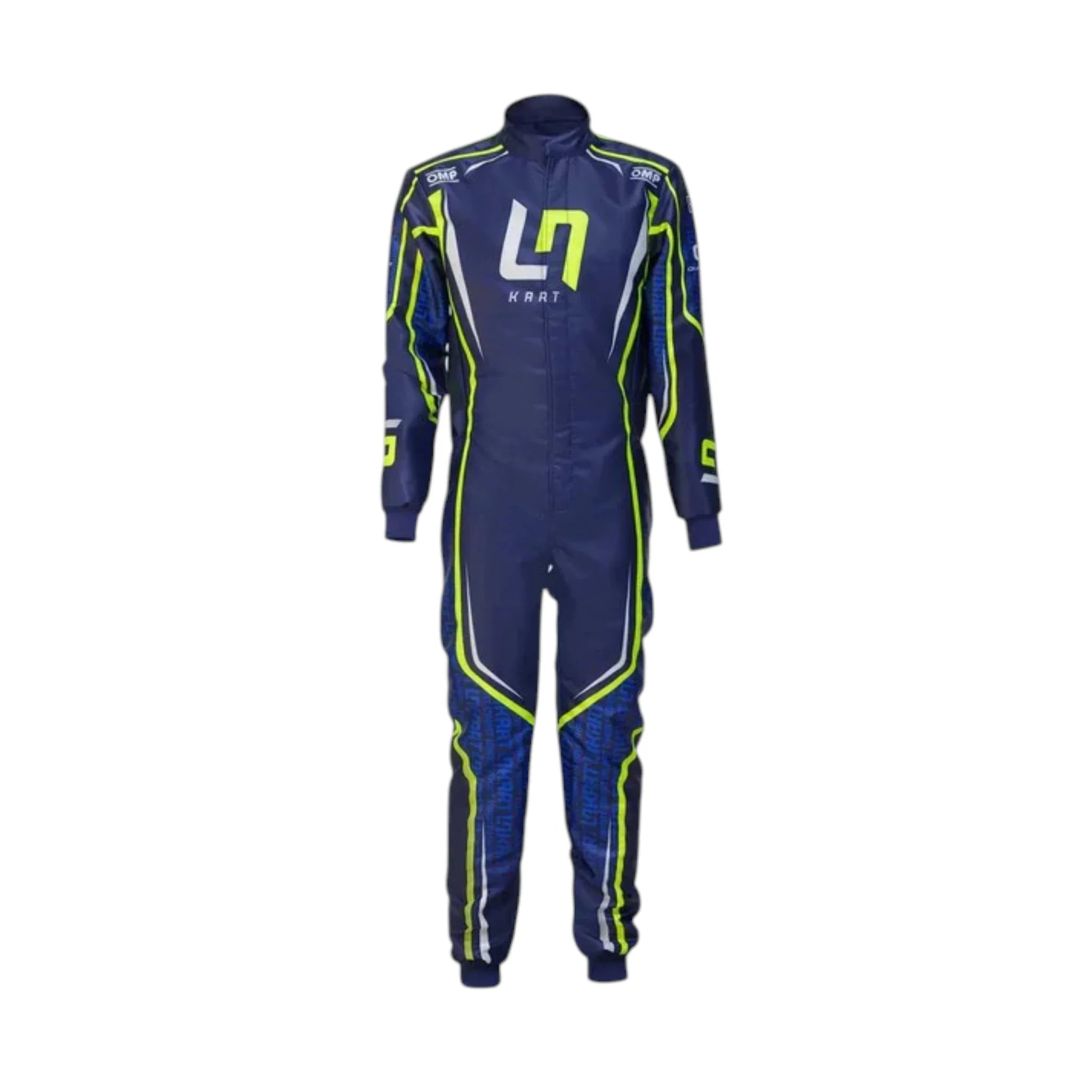 Lando Norris 2022 LN OMP Go Kart Racing Suit product view - Grand Flex Racewear