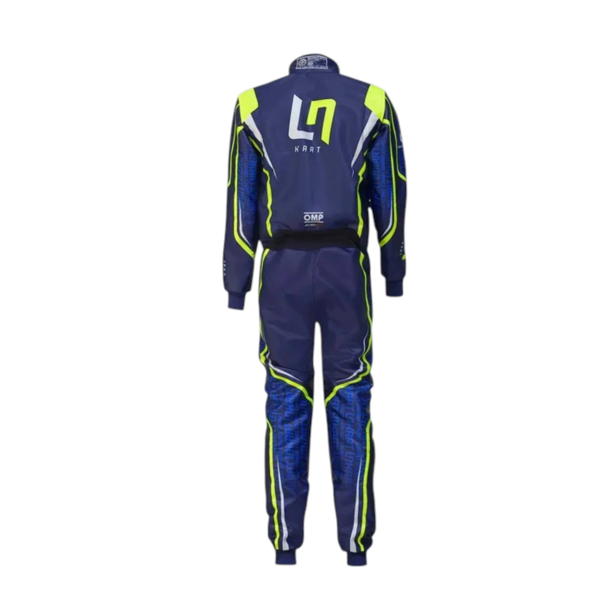 Lando Norris 2022 LN OMP Go Kart Racing Suit detail view 2 - Grand Flex Racewear