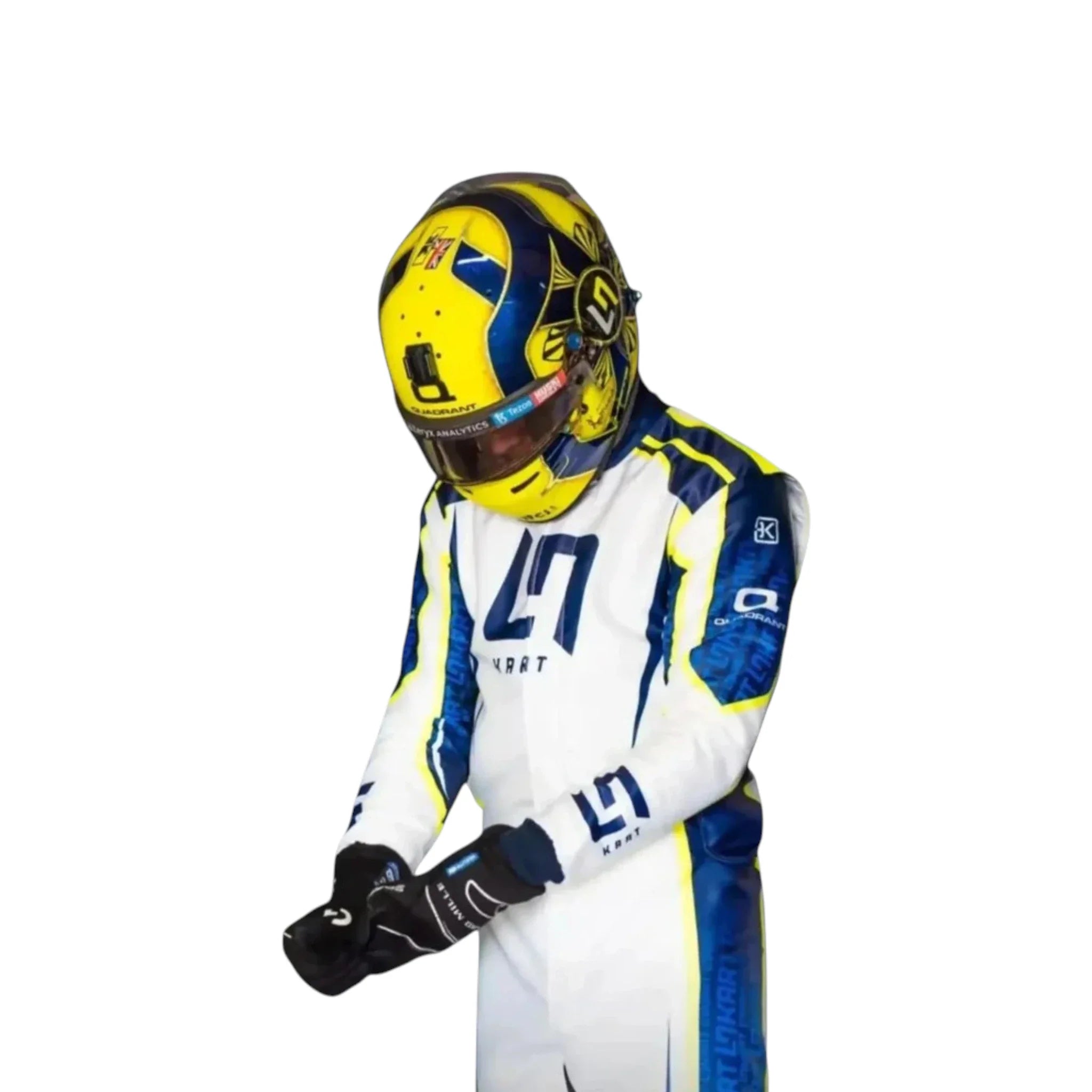 Lando Norris 2022 LN OMP Go Kart Racing Suit Overall detail view 5 - Grand Flex Racewear