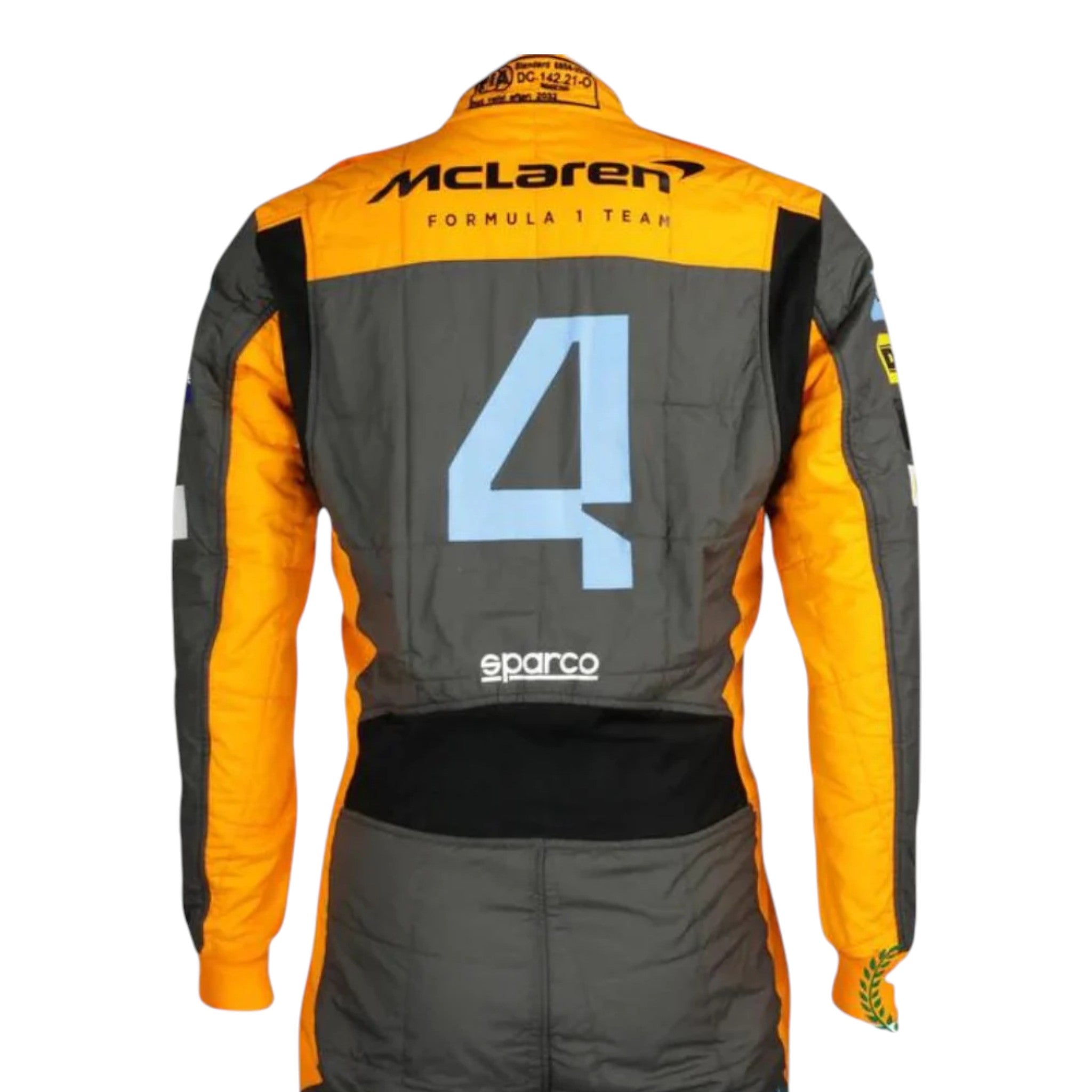 Lando Norris 2022 Mclaren F1 Race Suit detail view 3 - Grand Flex Racewear