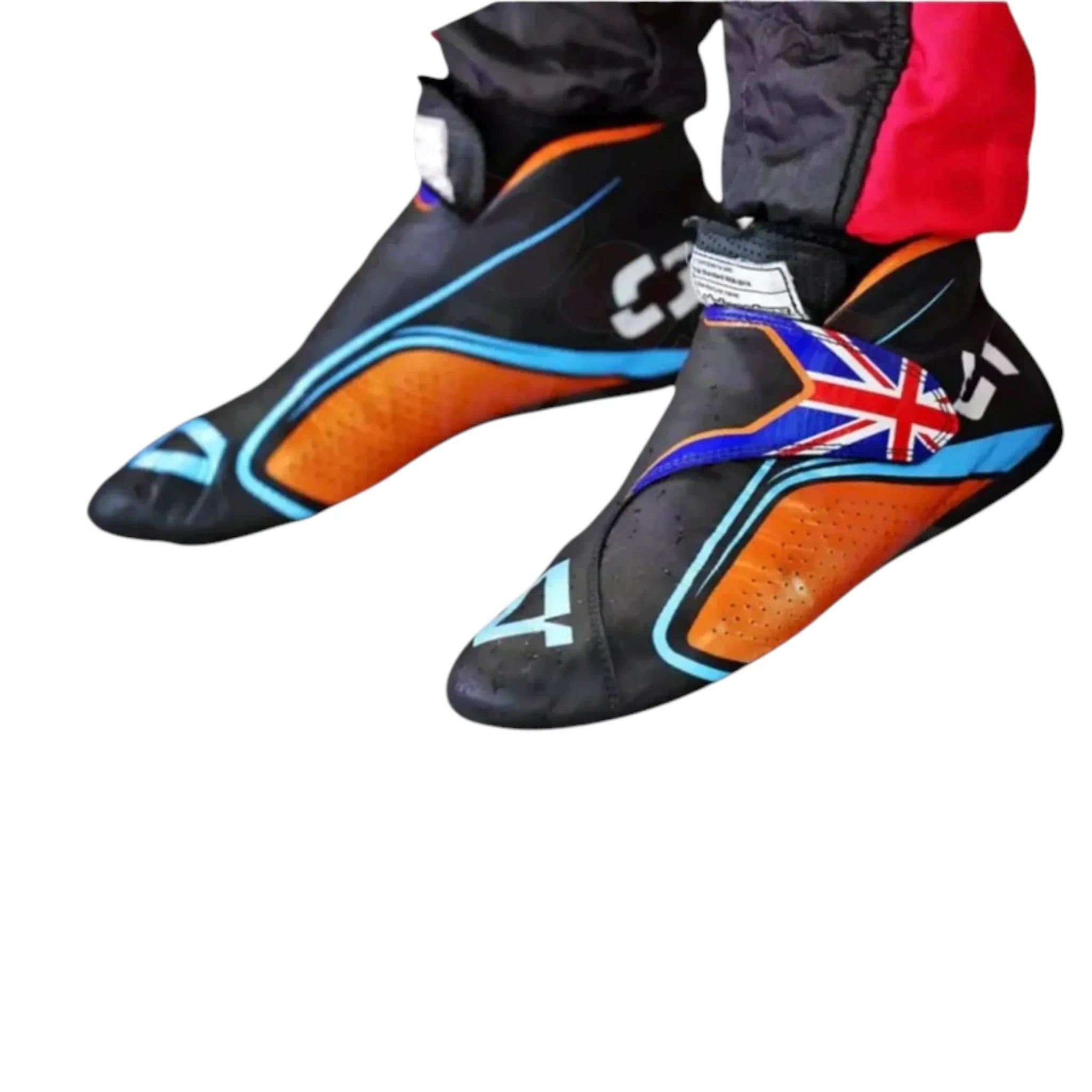 Lando Norris 2022 Mclaren F1 Racing Shoes product view - Grand Flex Racewear
