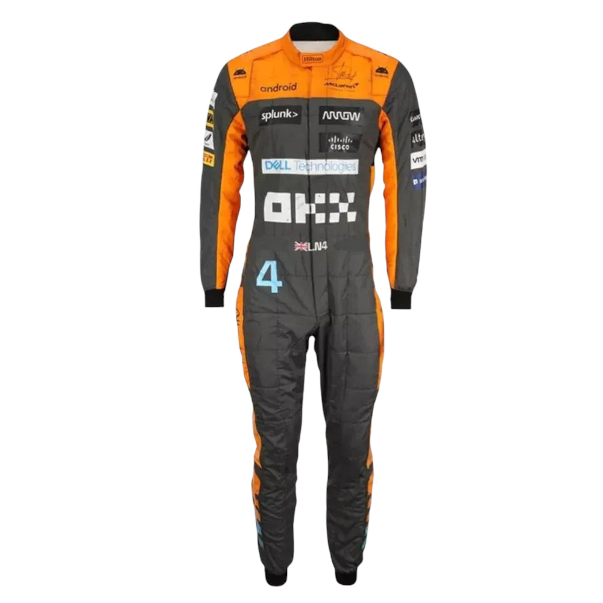 Lando Norris 2023 Mclaren F1 Race Suit product view - Grand Flex Racewear