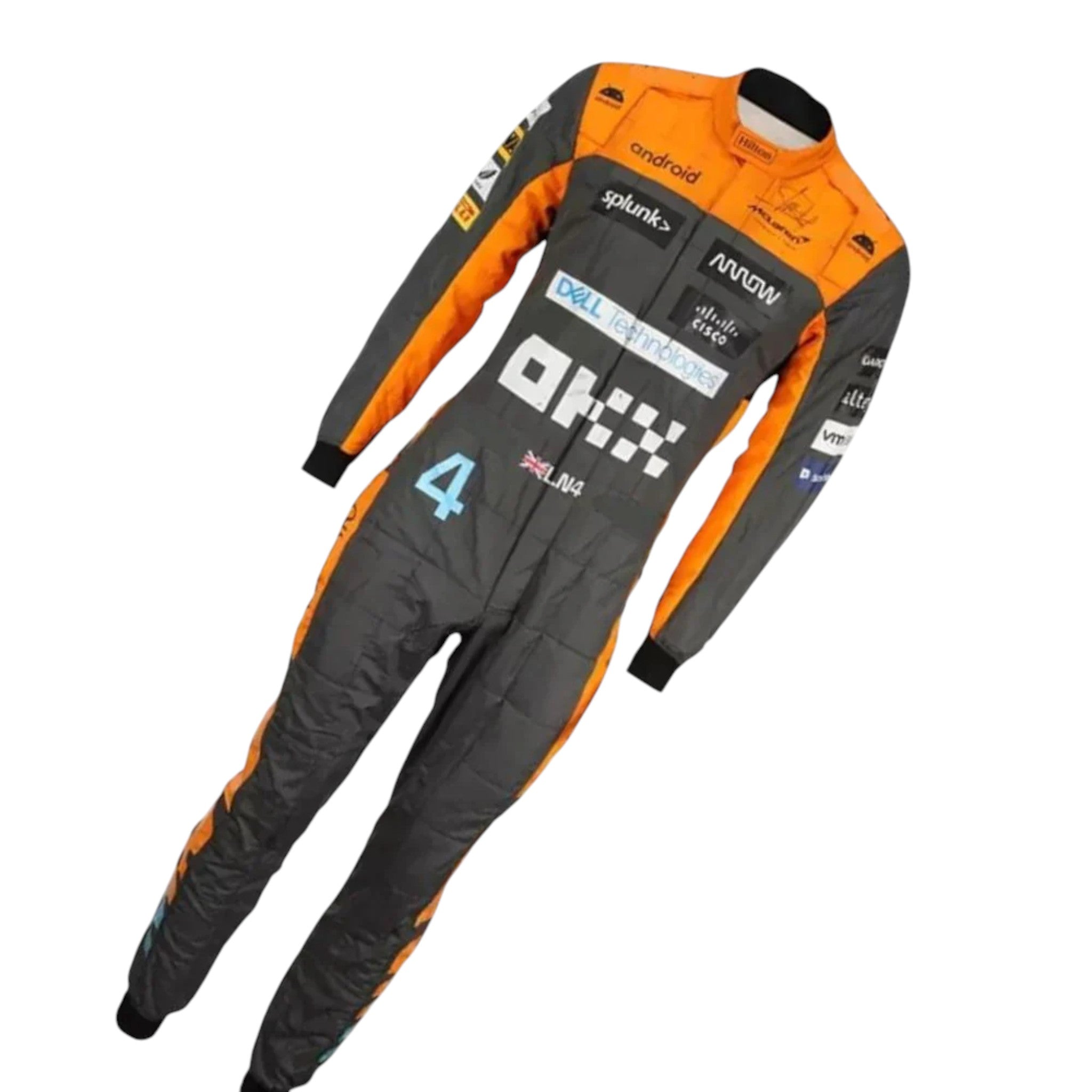 Lando Norris 2023 Mclaren F1 Race Suit detail view 4 - Grand Flex Racewear