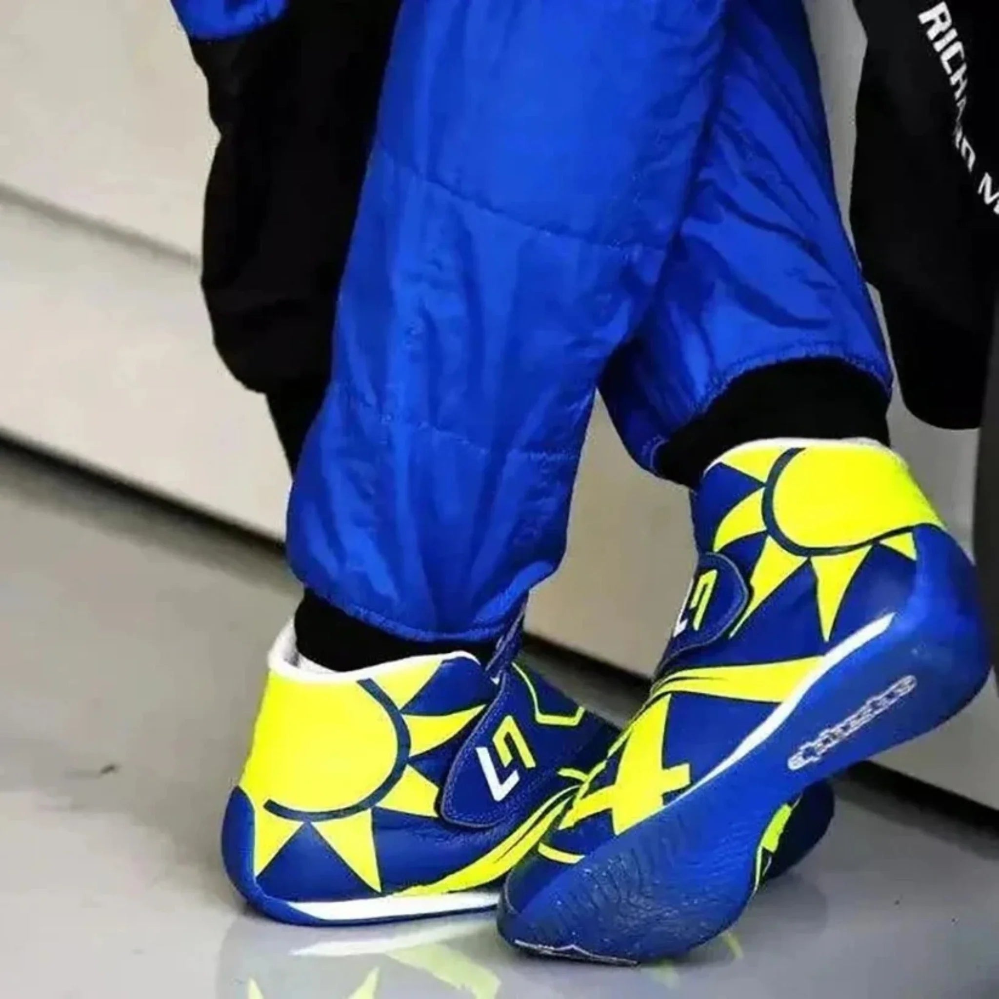 Lando Norris 2023 Mclaren F1 Racing Shoes detail view 2 - Grand Flex Racewear