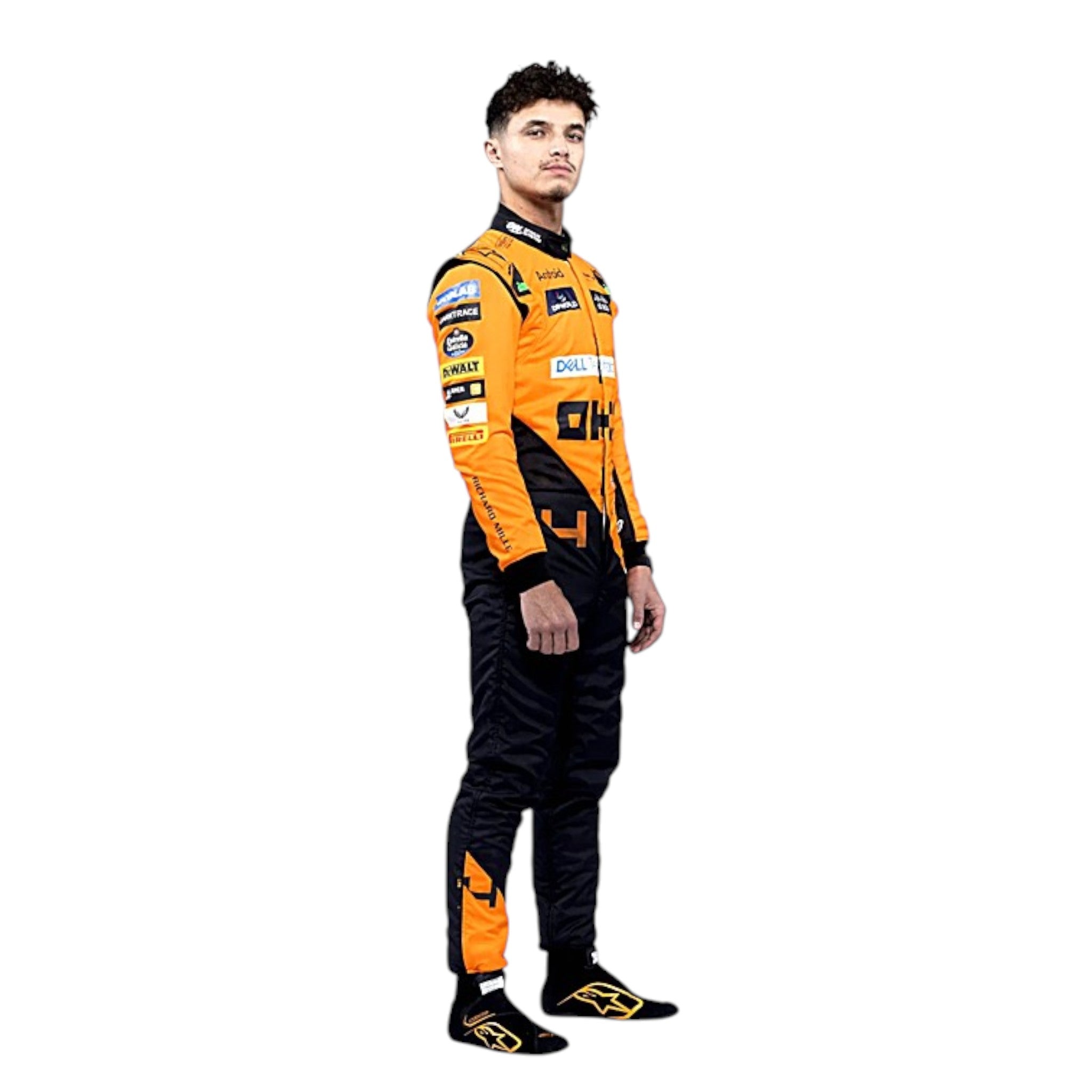 Lando Norris 2024 Mclaren F1 Race Suit detail view 3 - Grand Flex Racewear