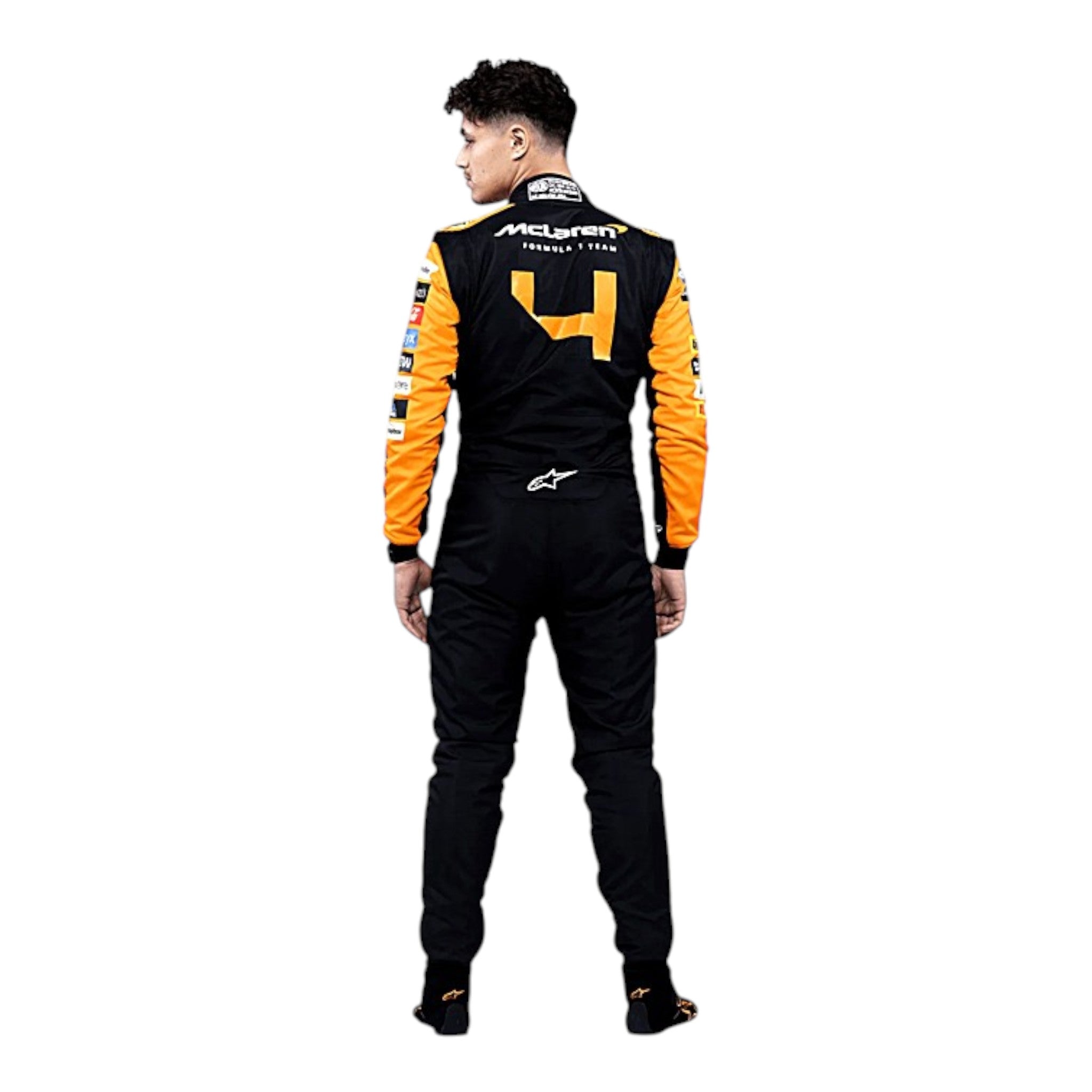 Lando Norris 2024 Mclaren F1 Race Suit detail view 4 - Grand Flex Racewear