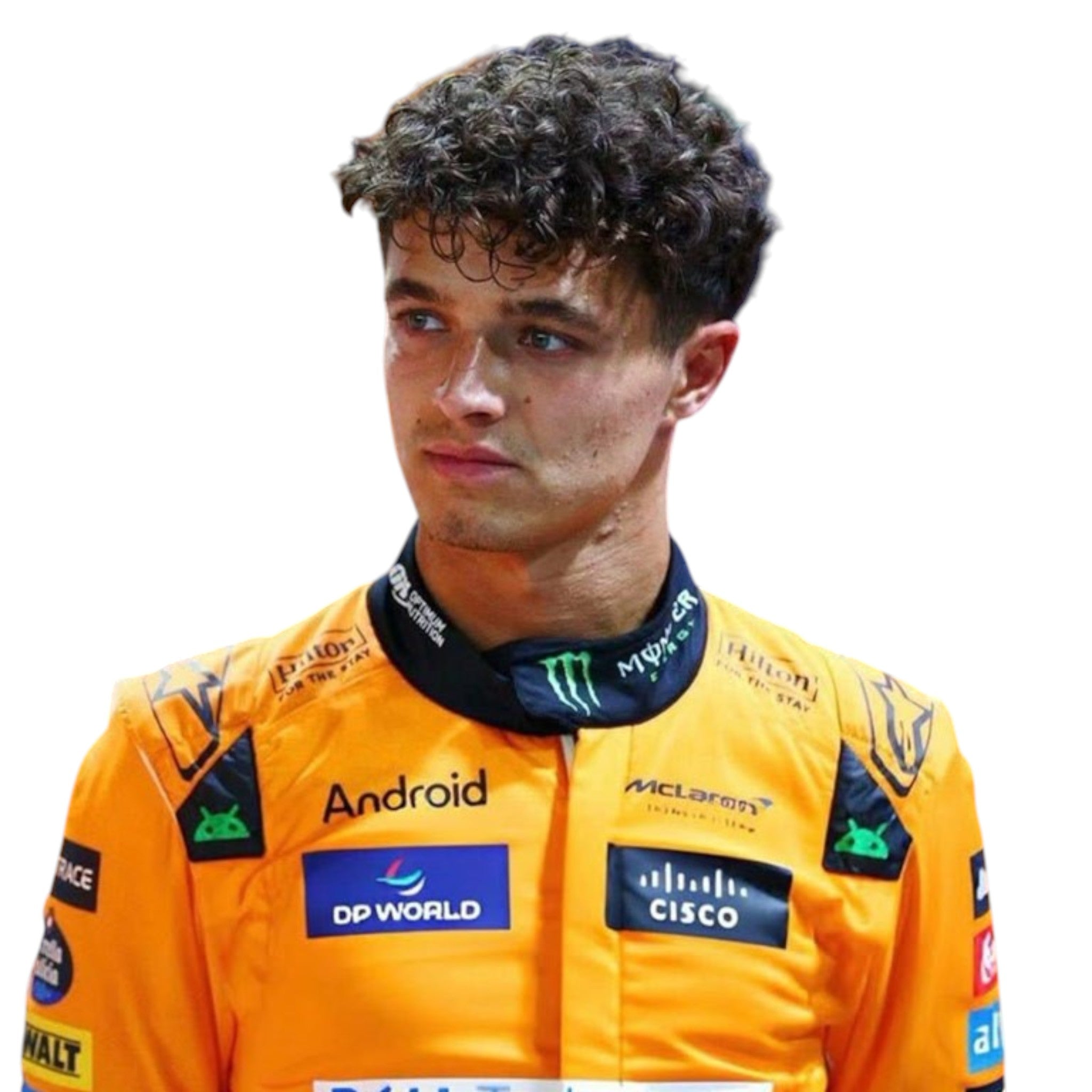 Lando Norris 2024 Mclaren Singapore GP F1 Race Suit product view - Grand Flex Racewear