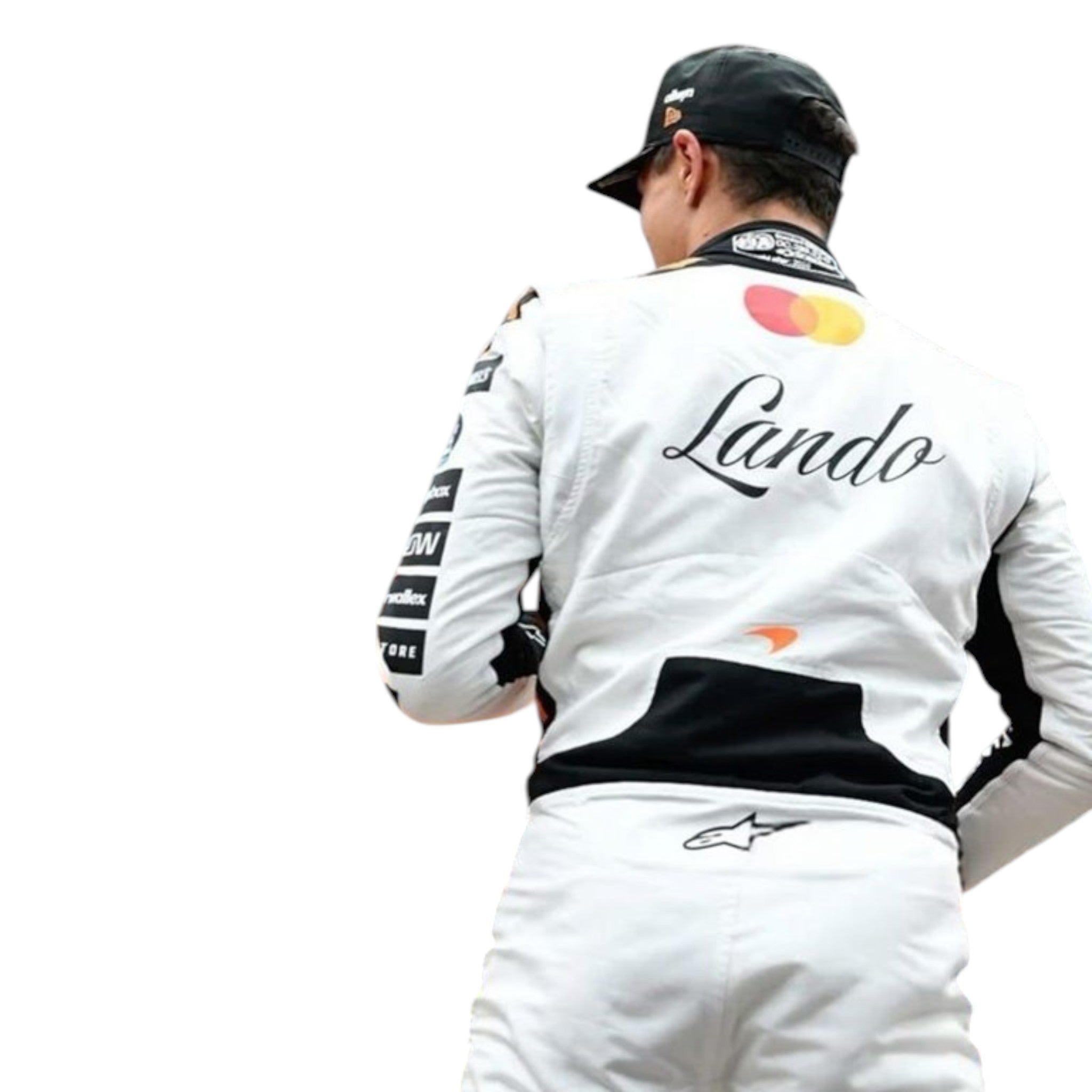Lando Norris 2025 Mclaren Monaco GP F1 Race Suit detail view 3 - Grand Flex Racewear