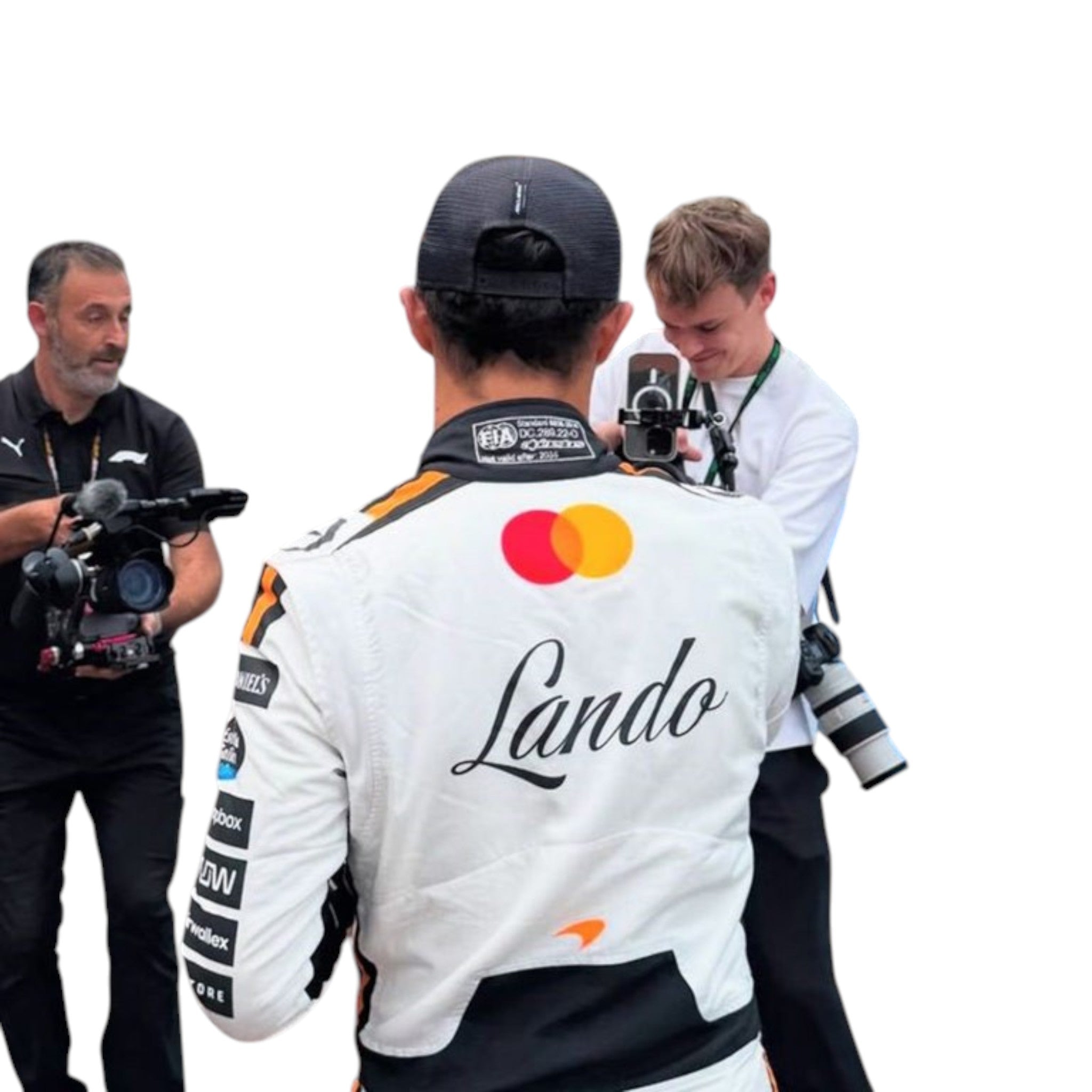 Lando Norris 2025 Mclaren Monaco GP F1 Race Suit detail view 4 - Grand Flex Racewear