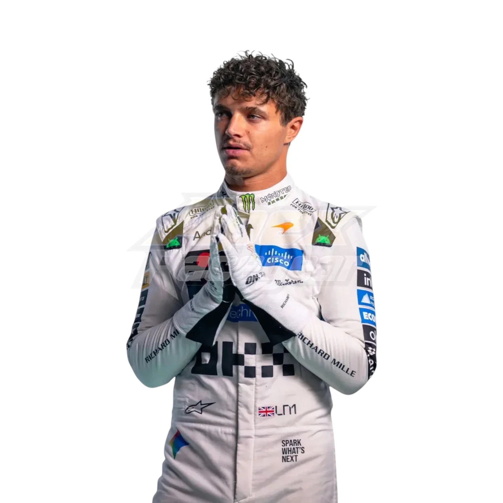 Lando Norris 2026 Mclaren British GP F1 Racing Suit detail view 2 - Grand Flex Racewear