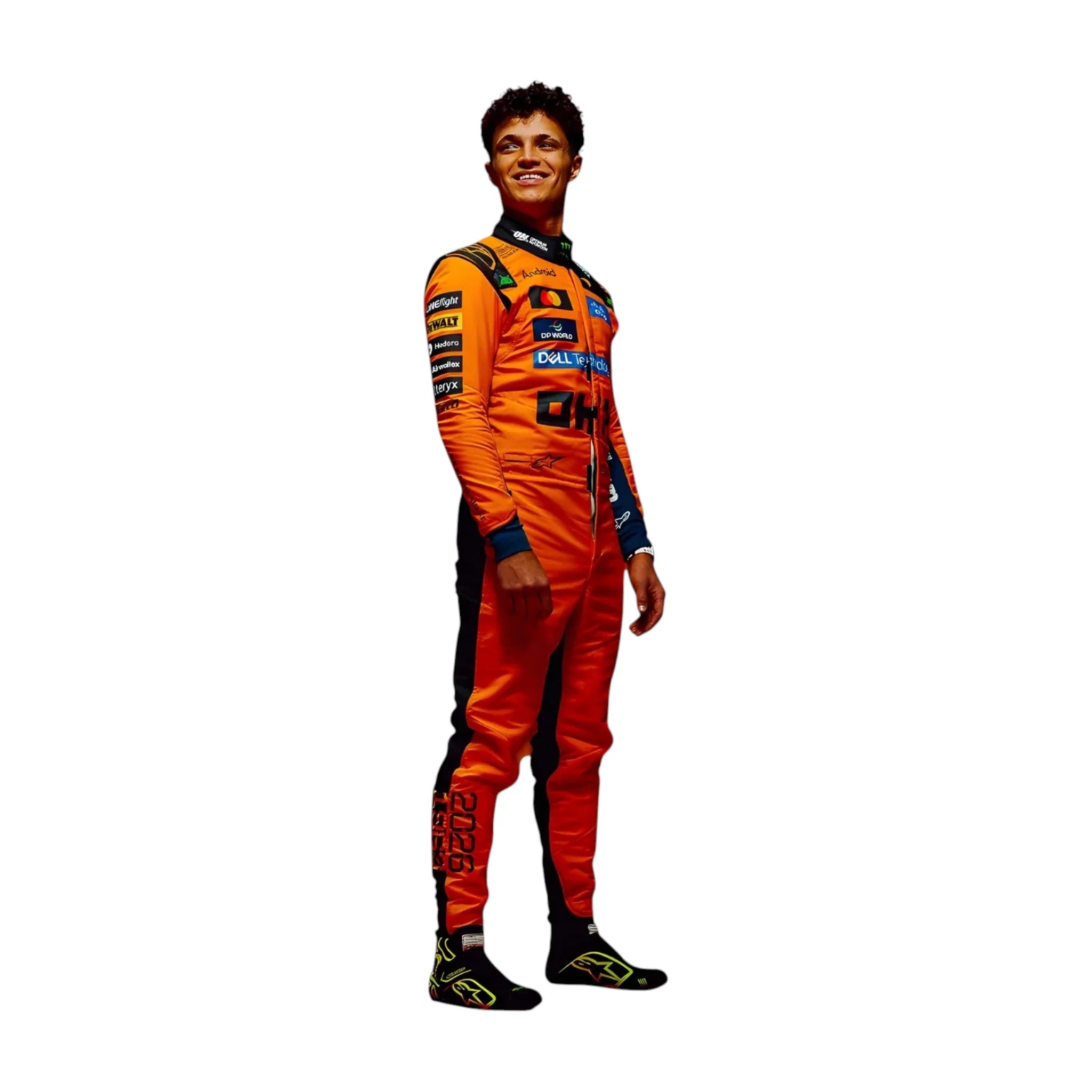 Lando Norris 2026 Mclaren F1 Race Suit detail view 2 - Grand Flex Racewear