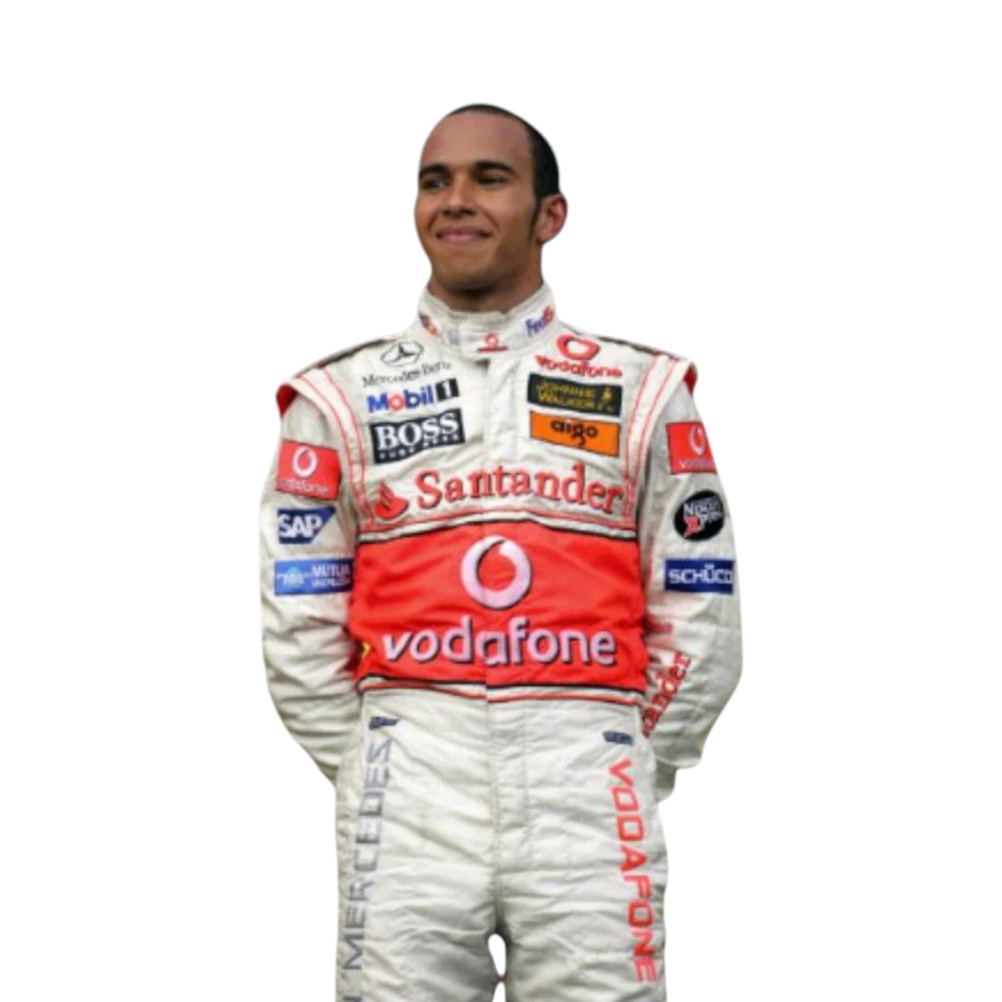 Lewis Hamilton 2007 McLaren F1 Race Suit product view - Grand Flex Racewear
