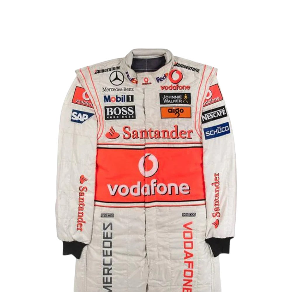 Lewis Hamilton 2008 Mclaren F1 Race Suit detail view 2 - Grand Flex Racewear