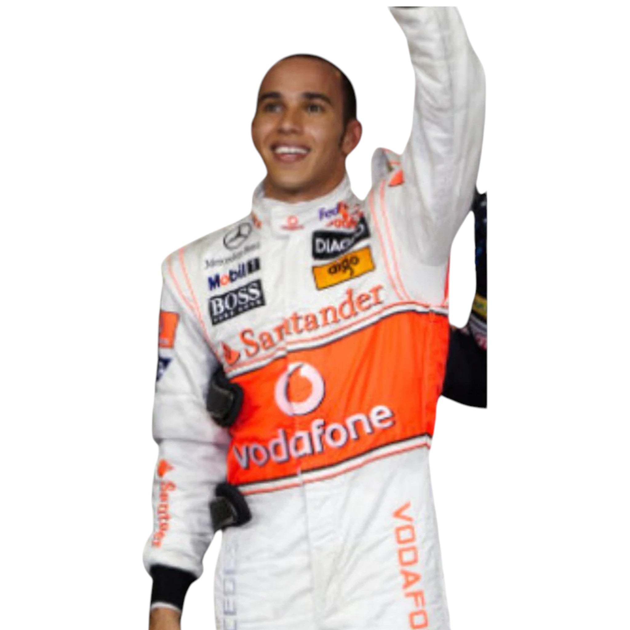 Lewis Hamilton 2009 McLaren F1 Race Suit detail view 3 - Grand Flex Racewear