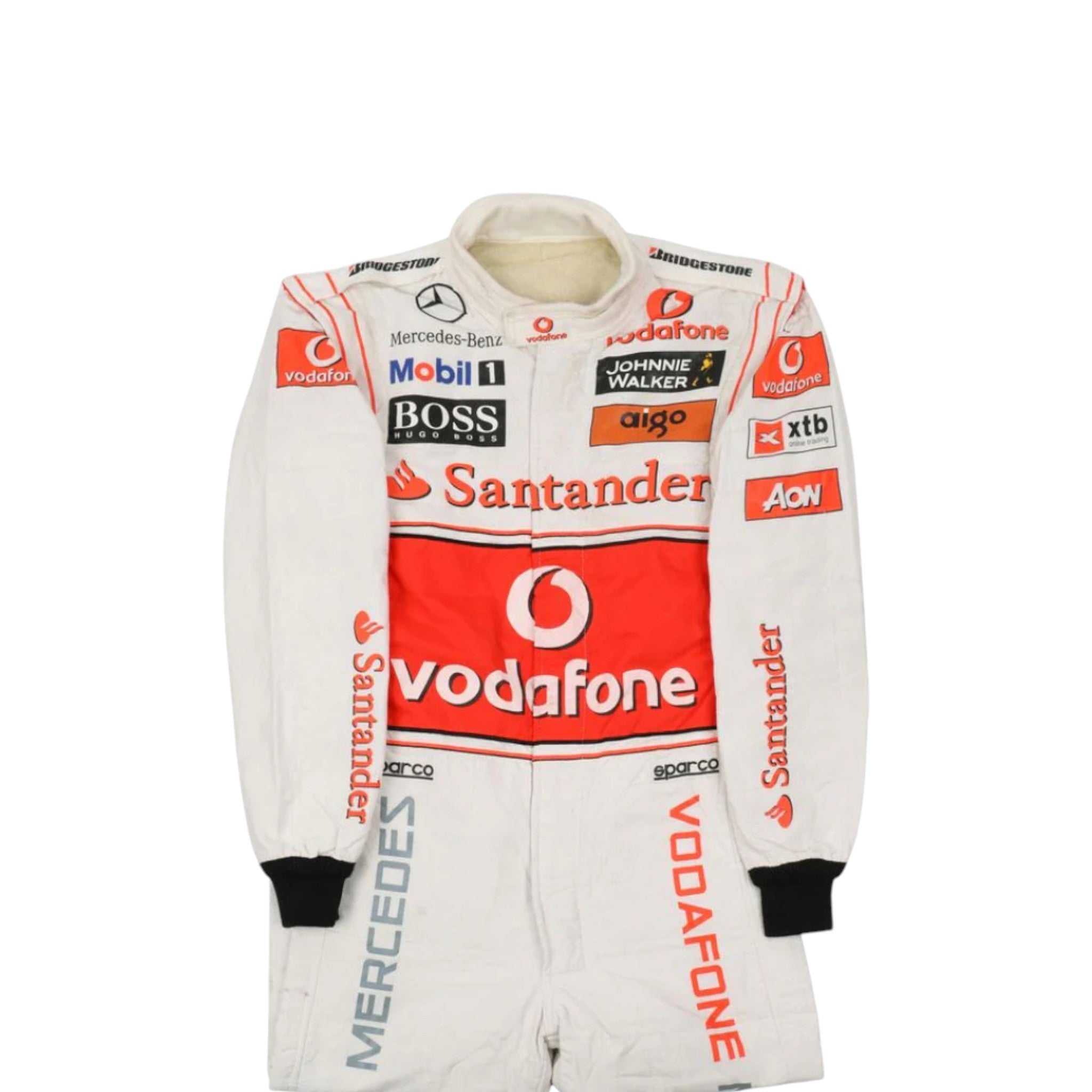 Lewis Hamilton 2010 McLaren F1 Race Suit product view - Grand Flex Racewear