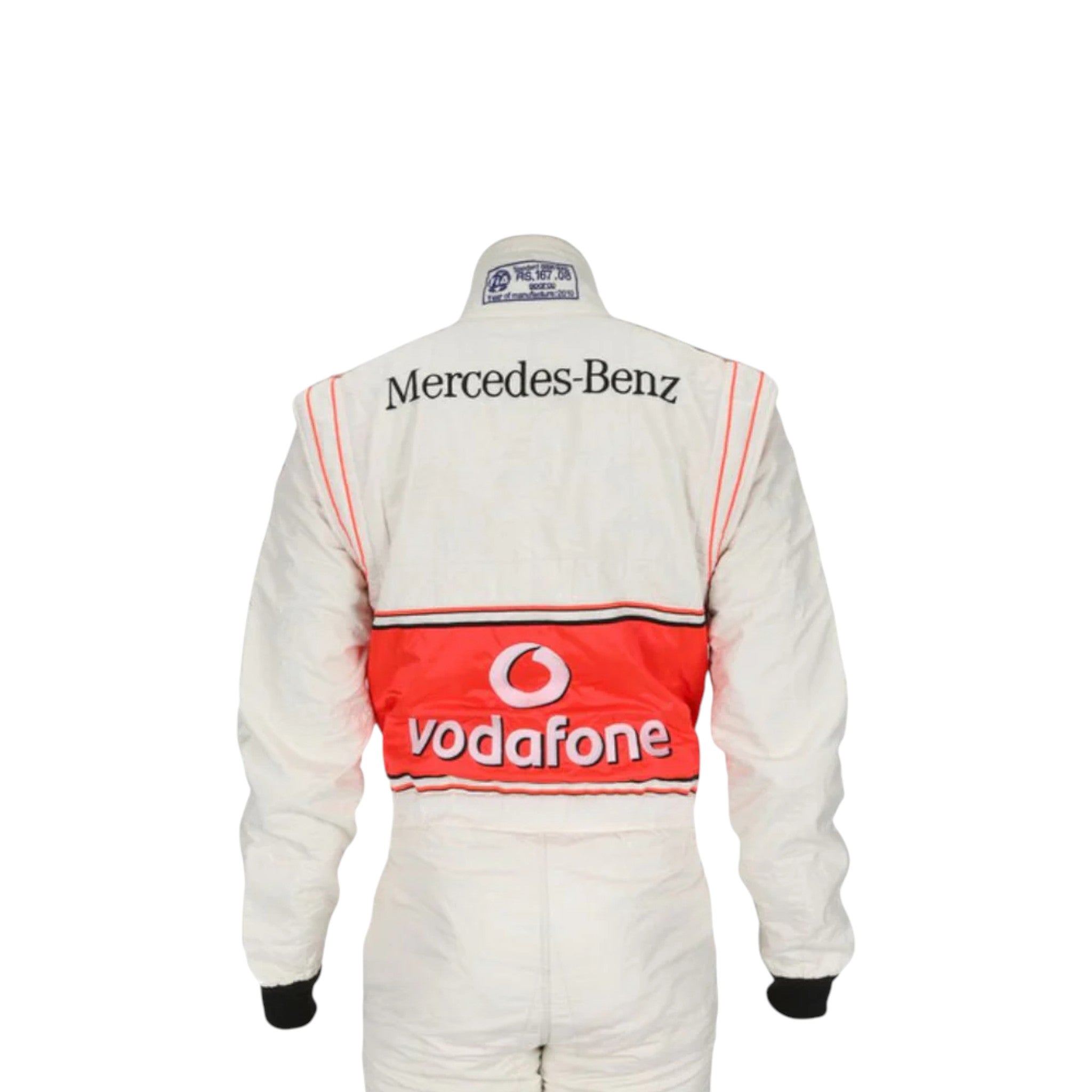 Lewis Hamilton 2010 McLaren F1 Race Suit detail view 2 - Grand Flex Racewear
