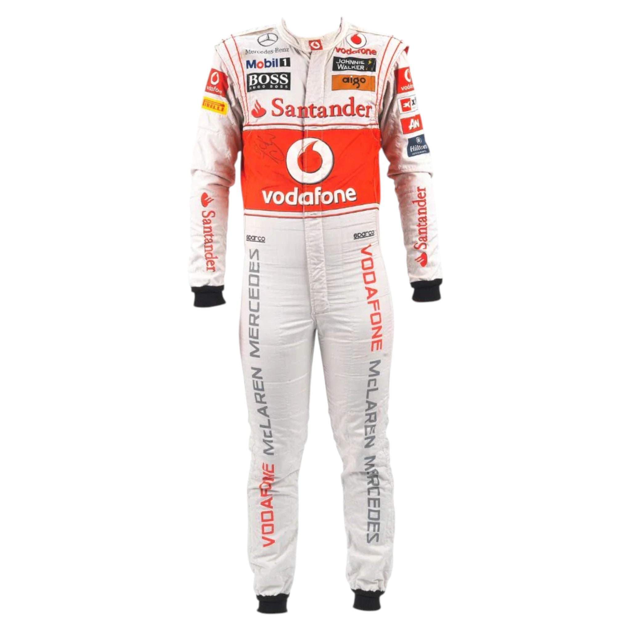 Lewis Hamilton 2011 McLaren F1 Race Suit product view - Grand Flex Racewear