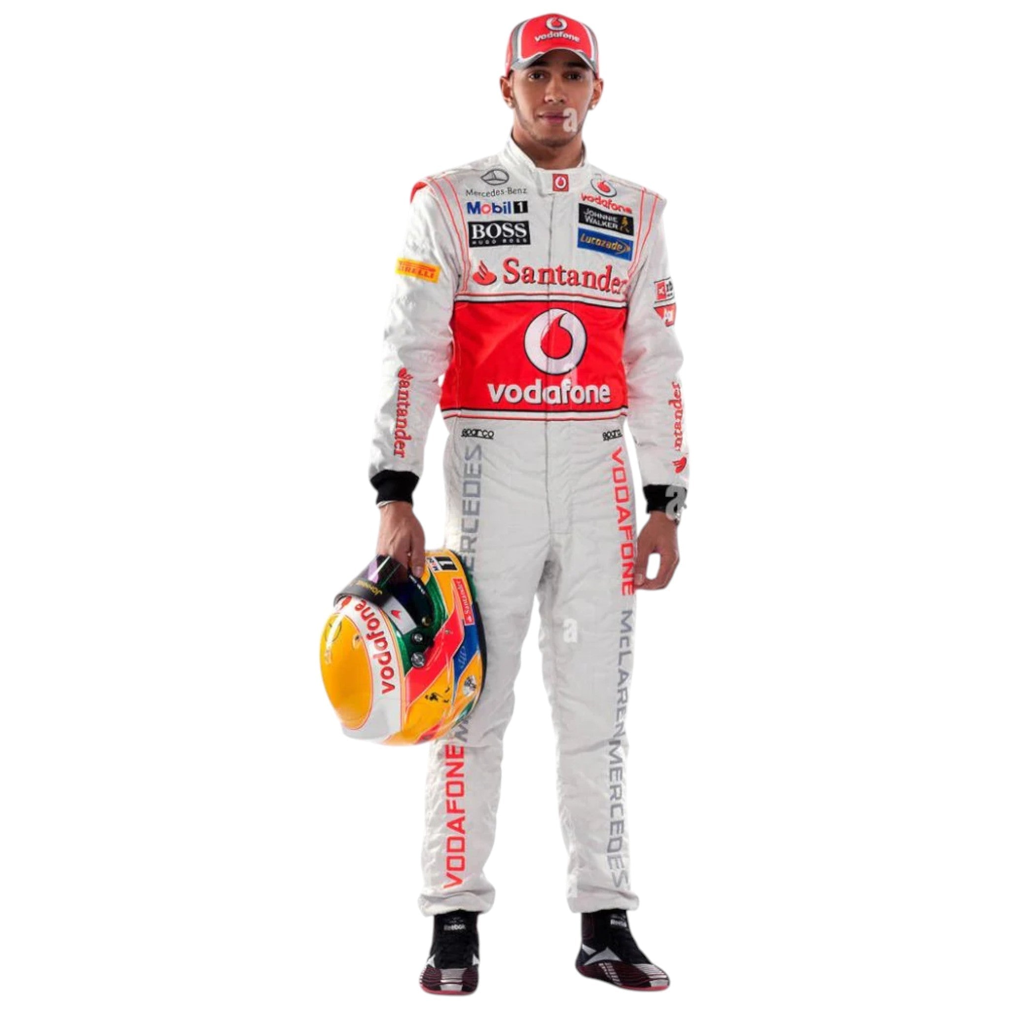 Lewis Hamilton 2012 Mclaren F1 Race Suit product view - Grand Flex Racewear
