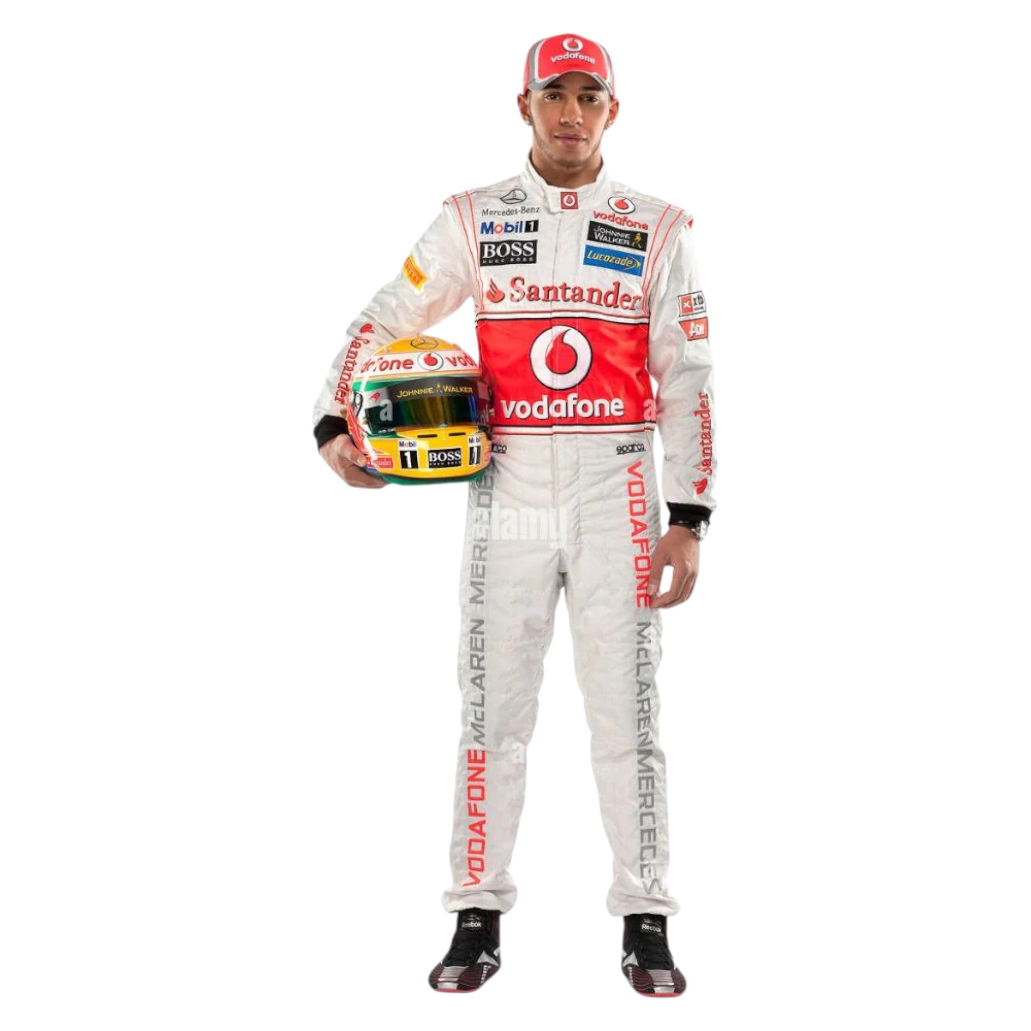 Lewis Hamilton 2012 Mclaren F1 Race Suit detail view 3 - Grand Flex Racewear